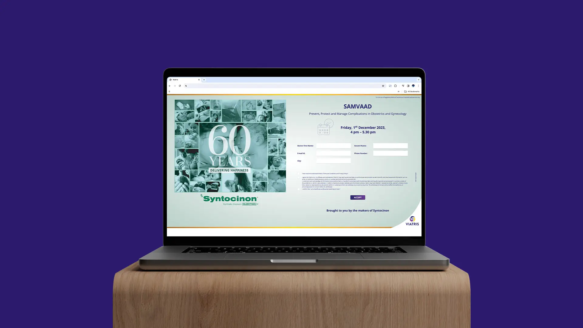 Syntocinon Web Application