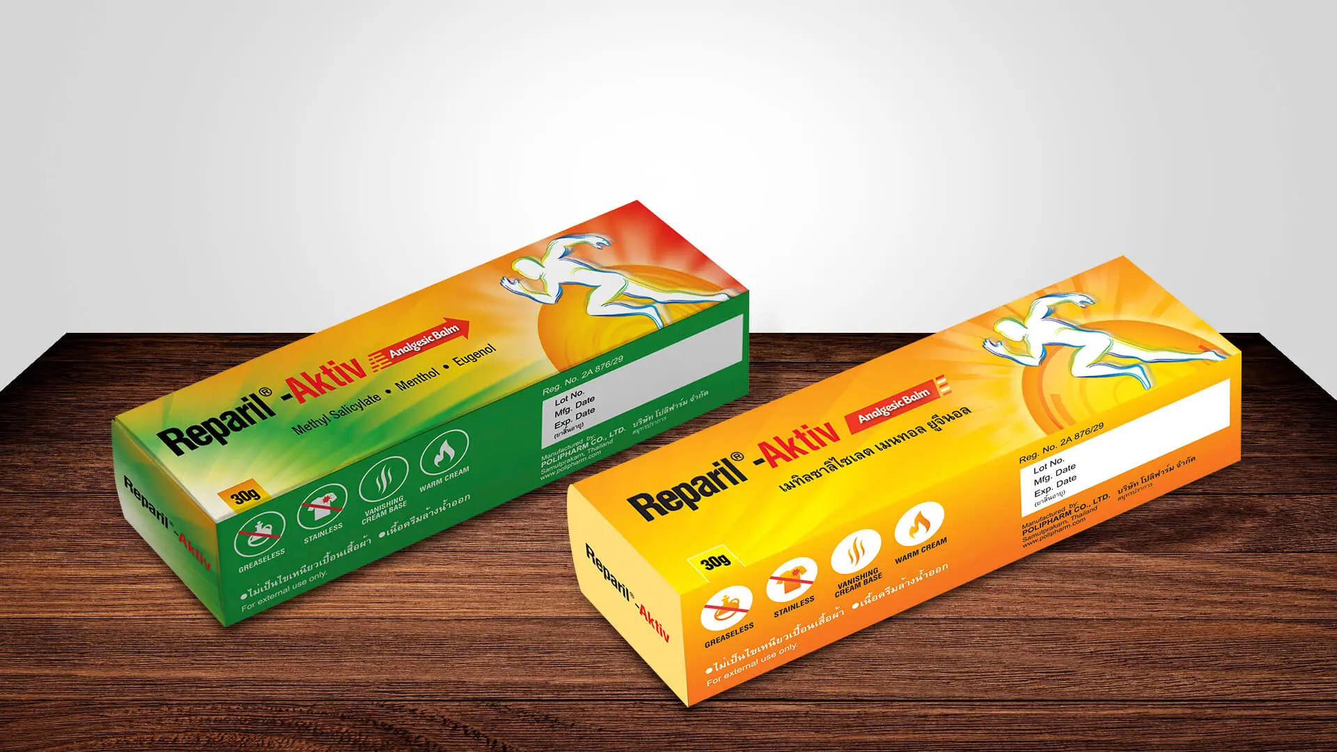 Reparil Aktiv Packaging