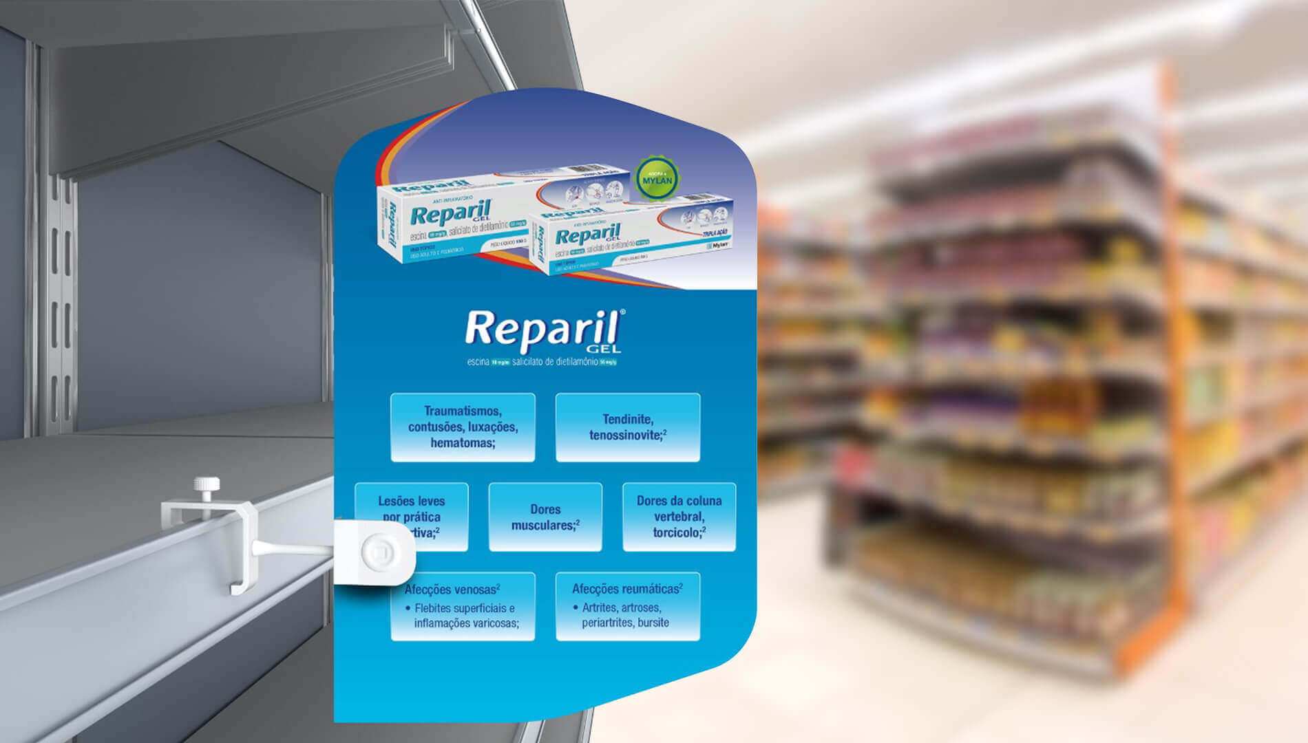 Reparil POS materials