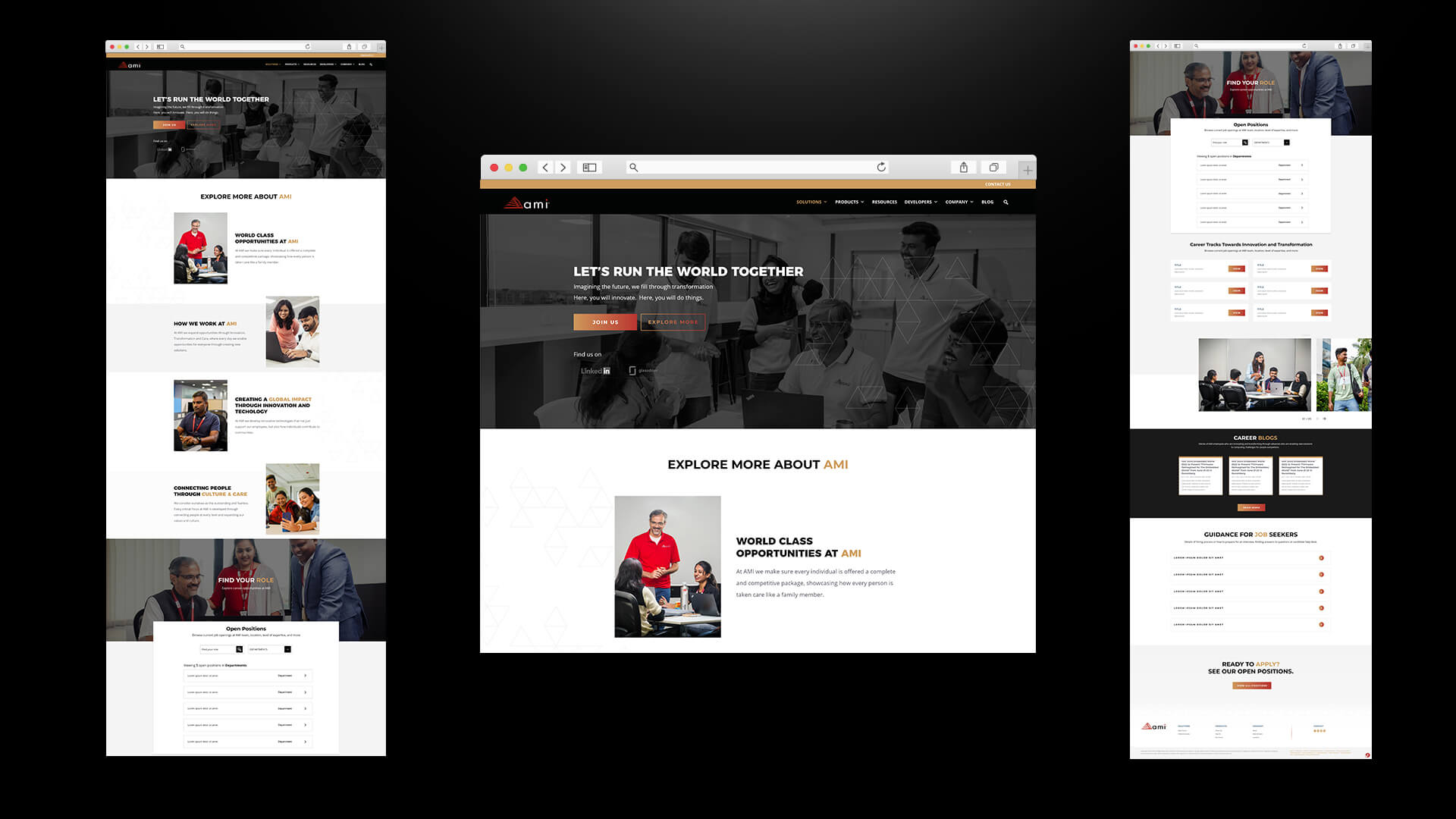 AMI India Landing Page