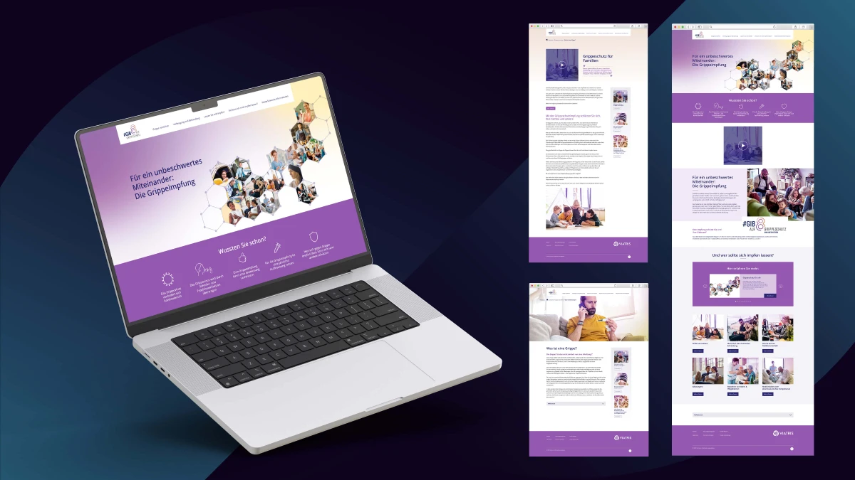 Influvac Website Design