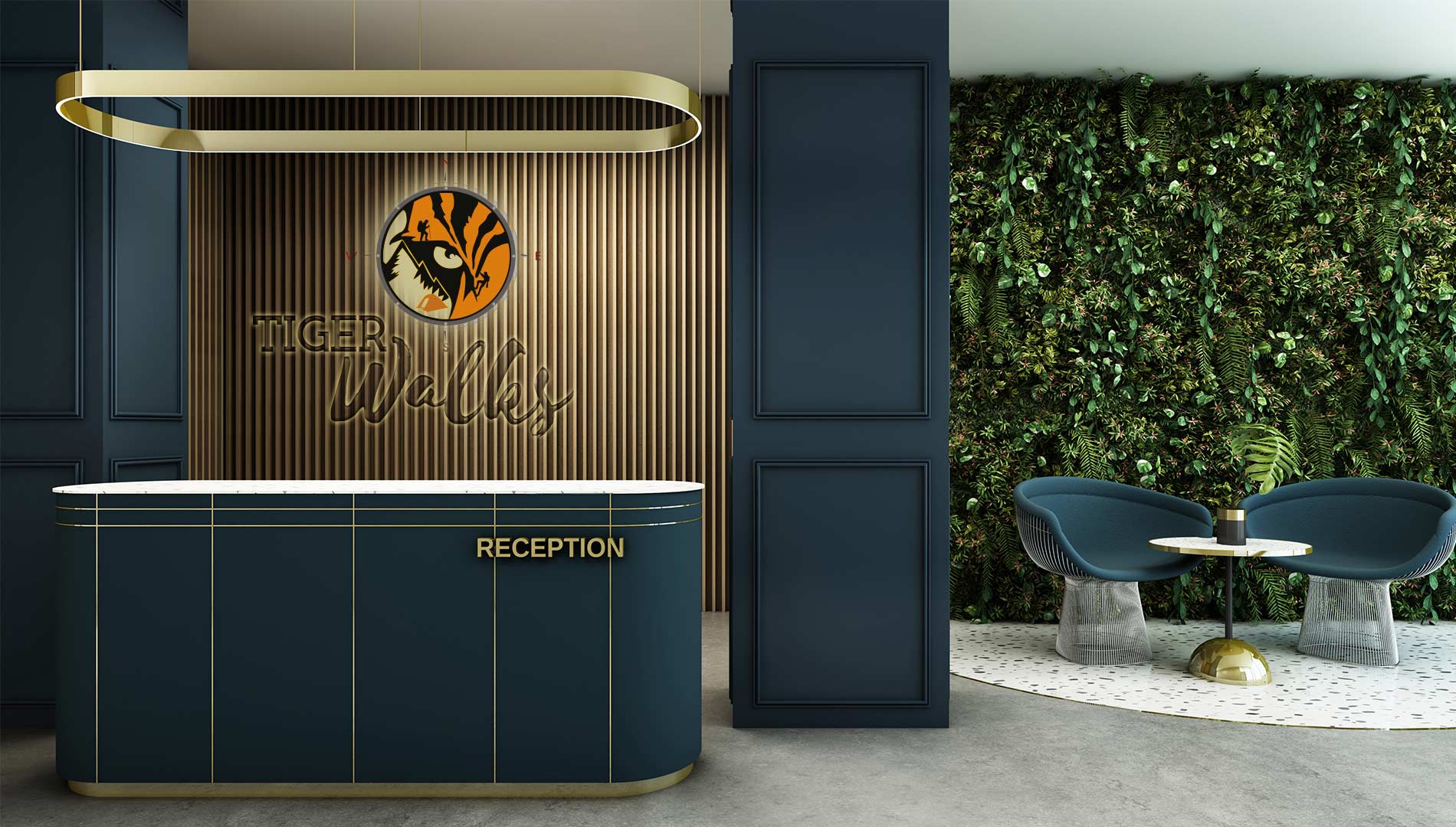 Tiger Walks Brand Identity