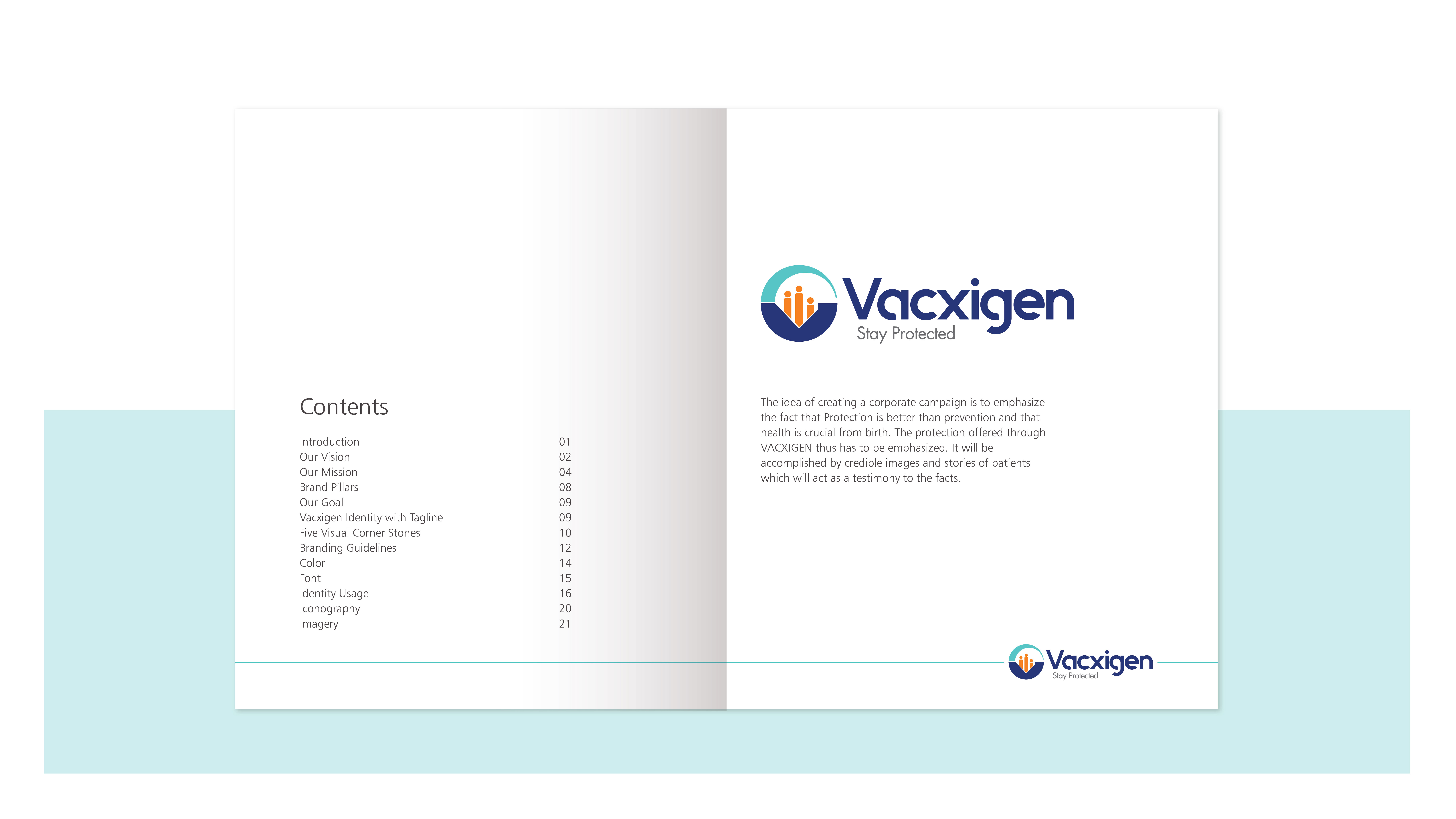 Vacxigen - brand identity