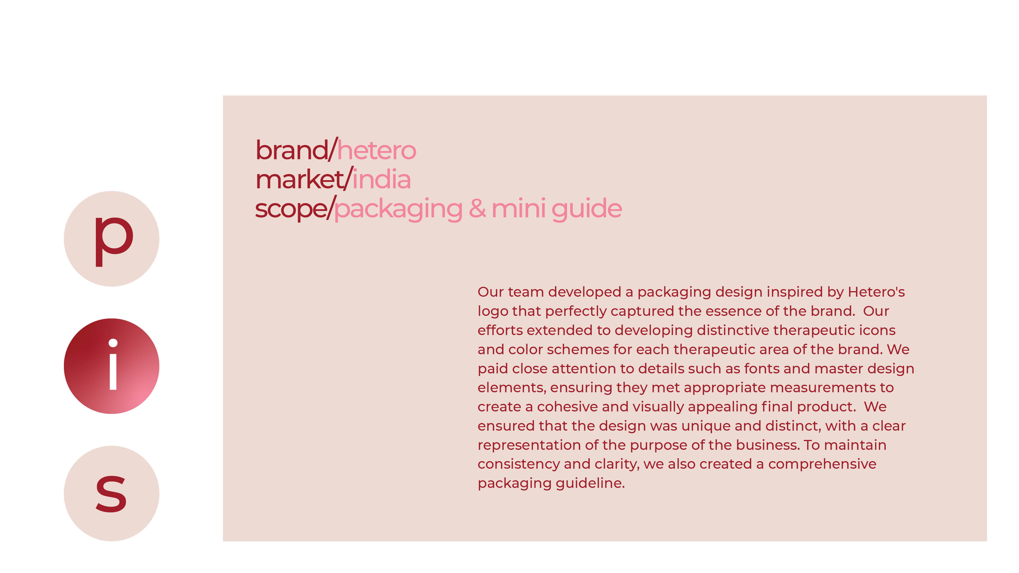 Hetero - packaging & mini guide