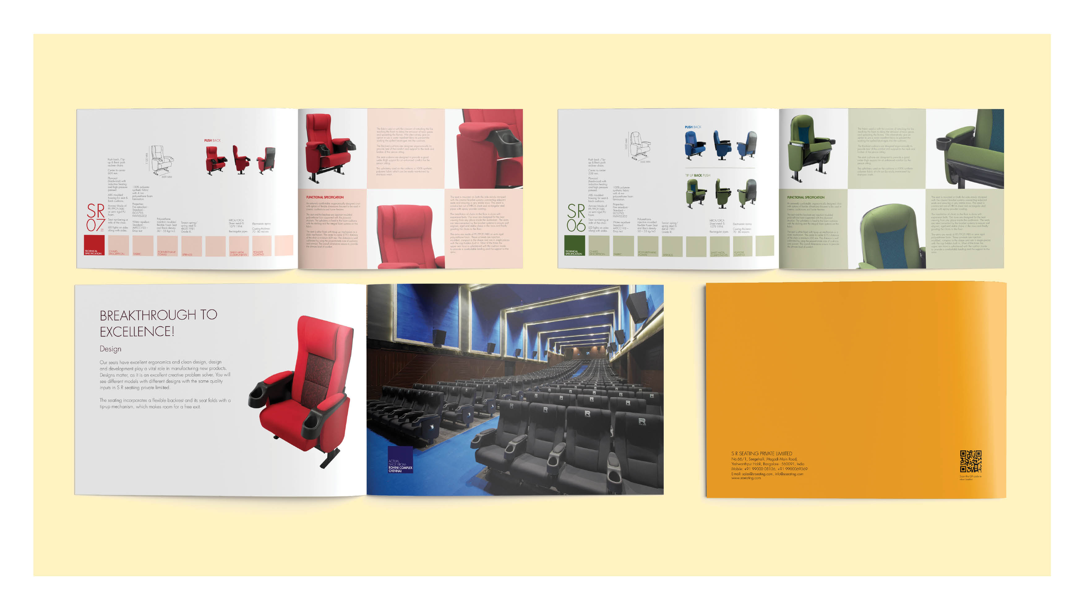 SR Seating - branding