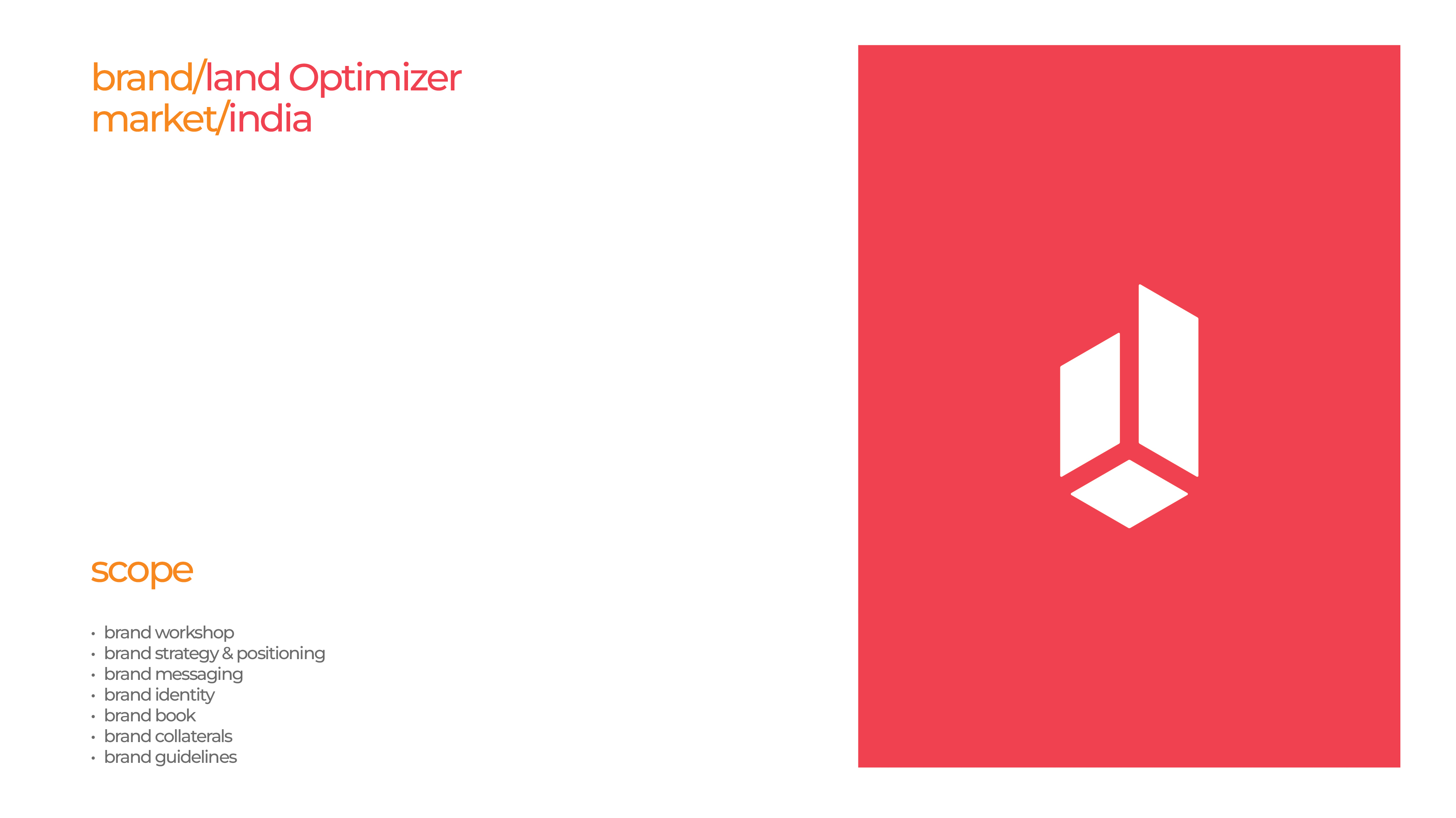 Land Optimizer - Branding