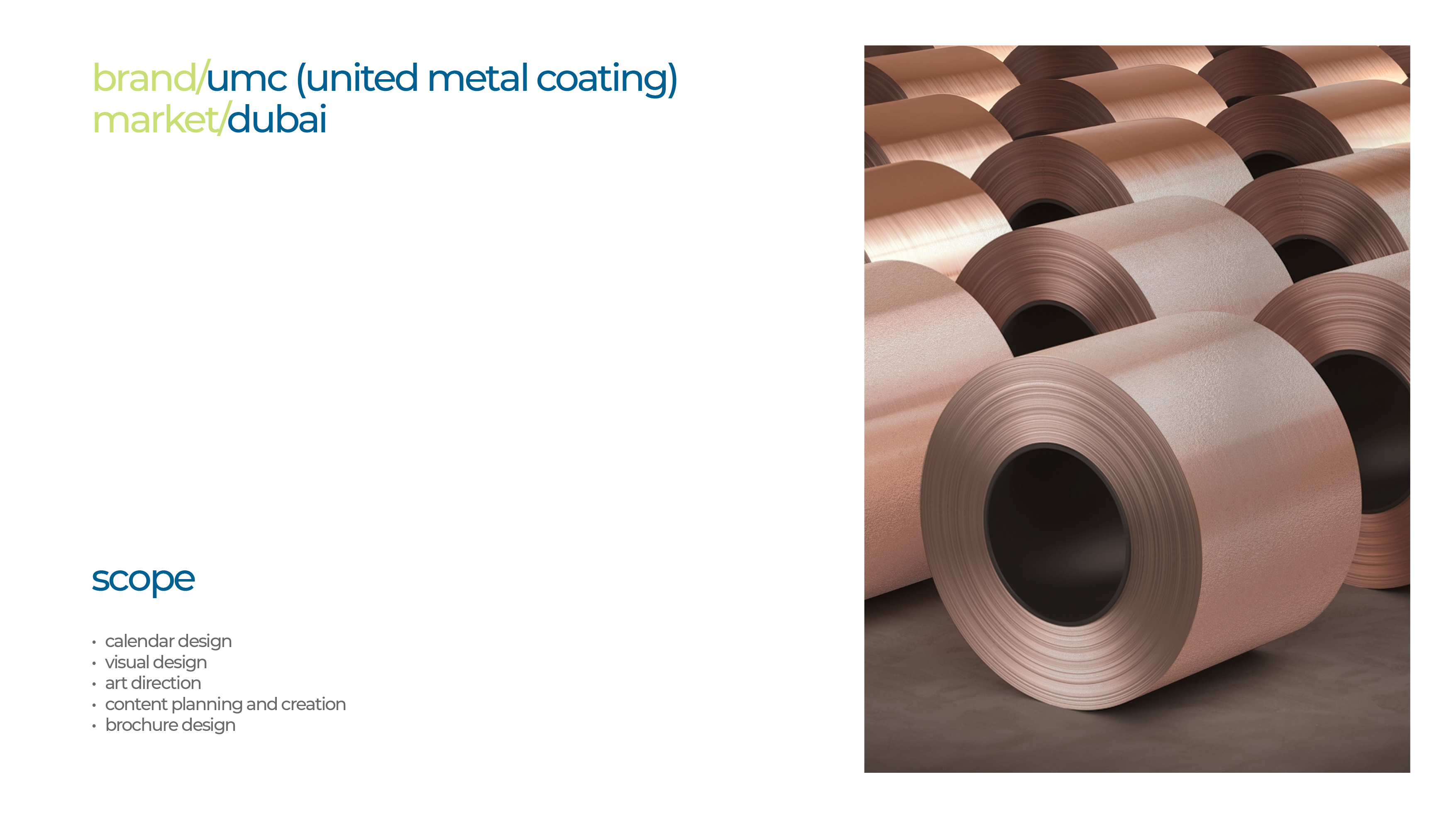 UMC - brochure design