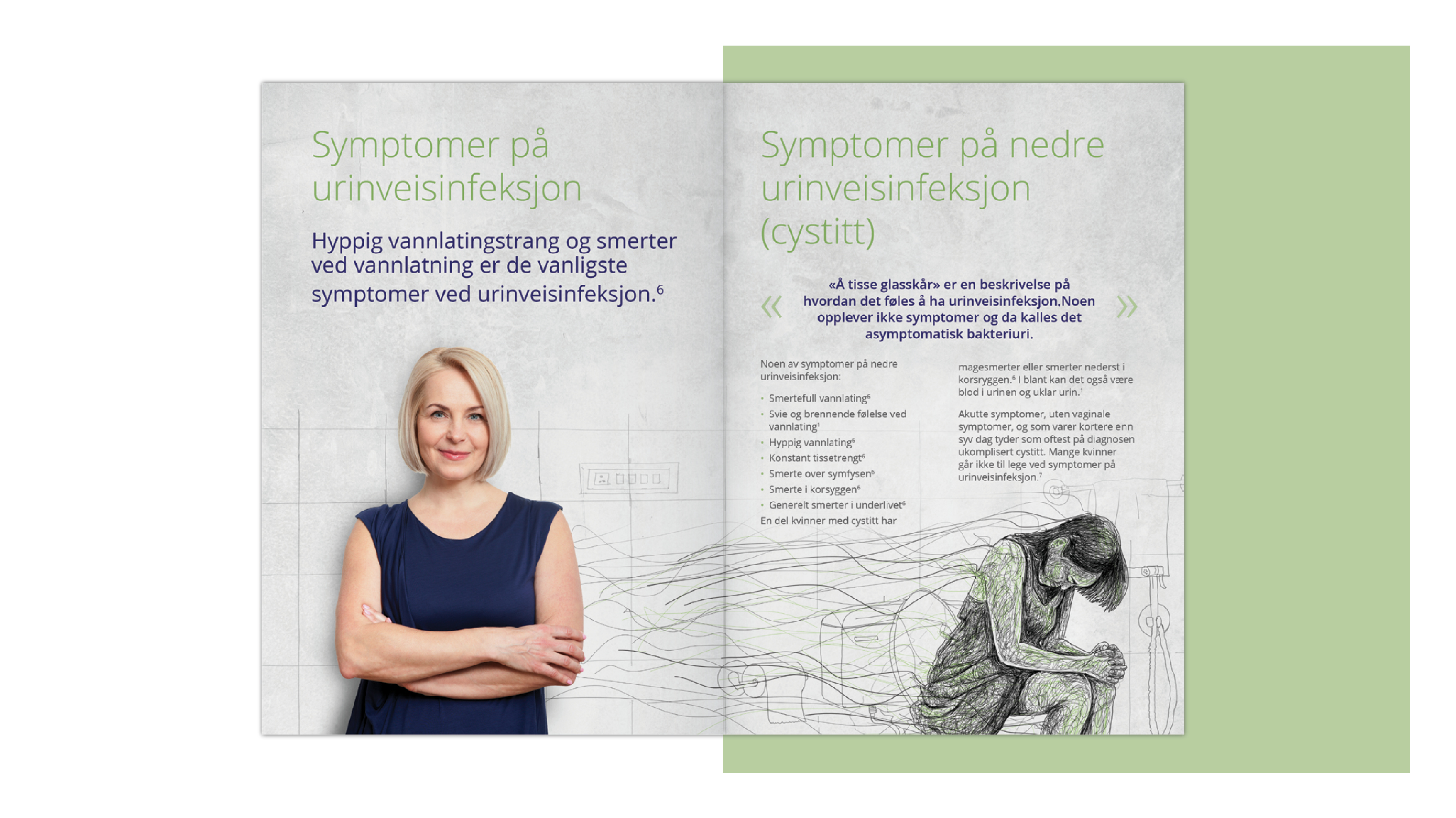 Urinary Tract Infection - booklet design