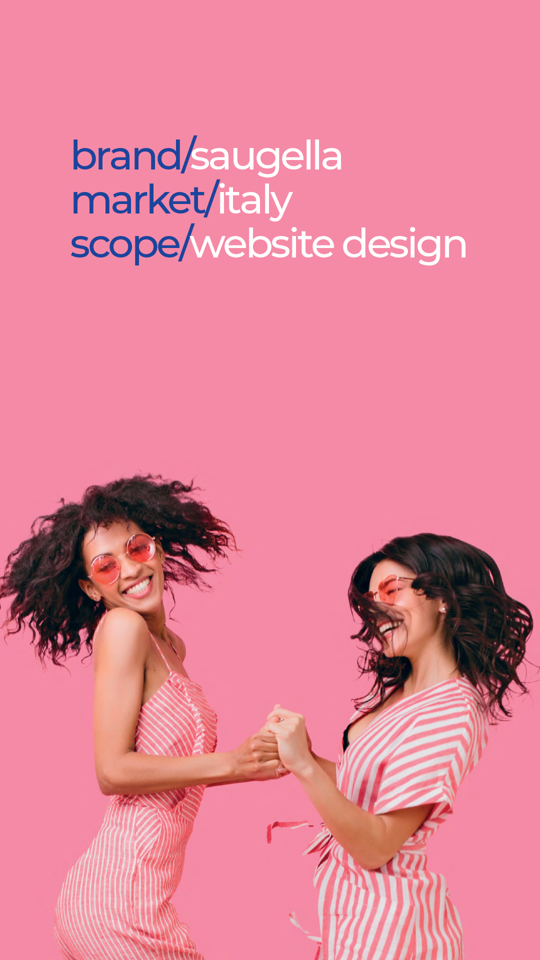 Saugella - website design