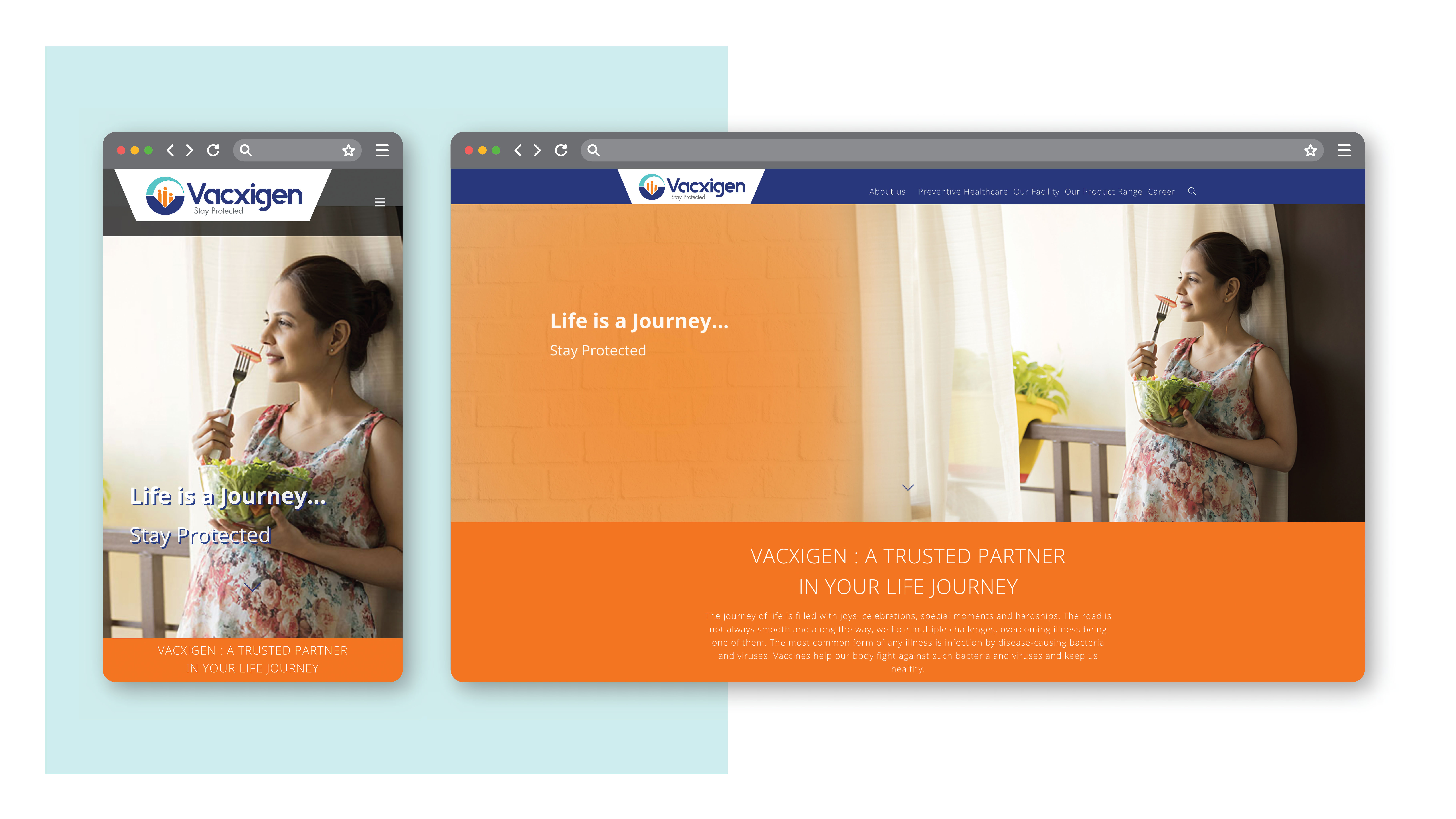 Vacxigen - brand identity