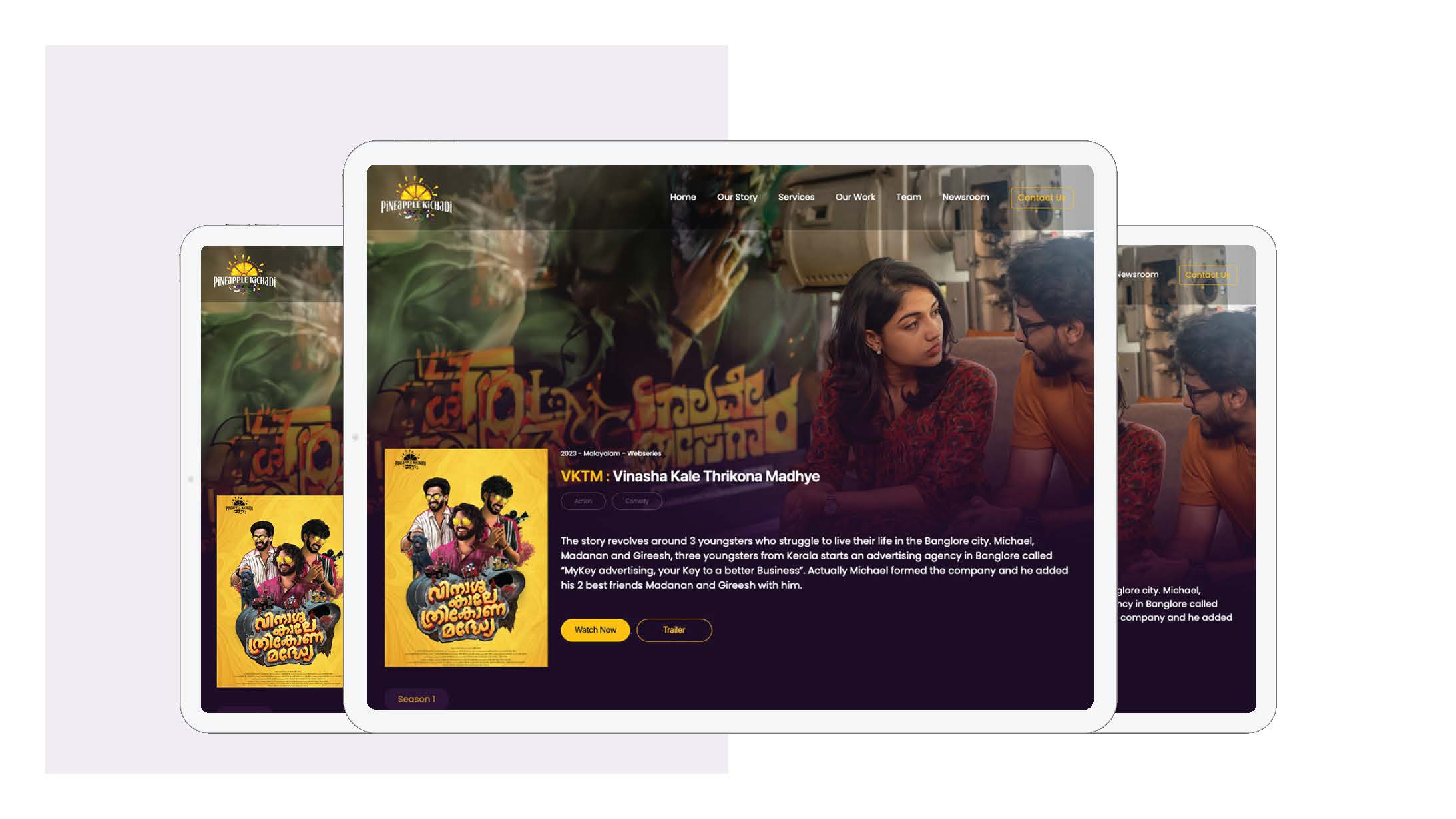 Pineapple Kichadi - Website Design