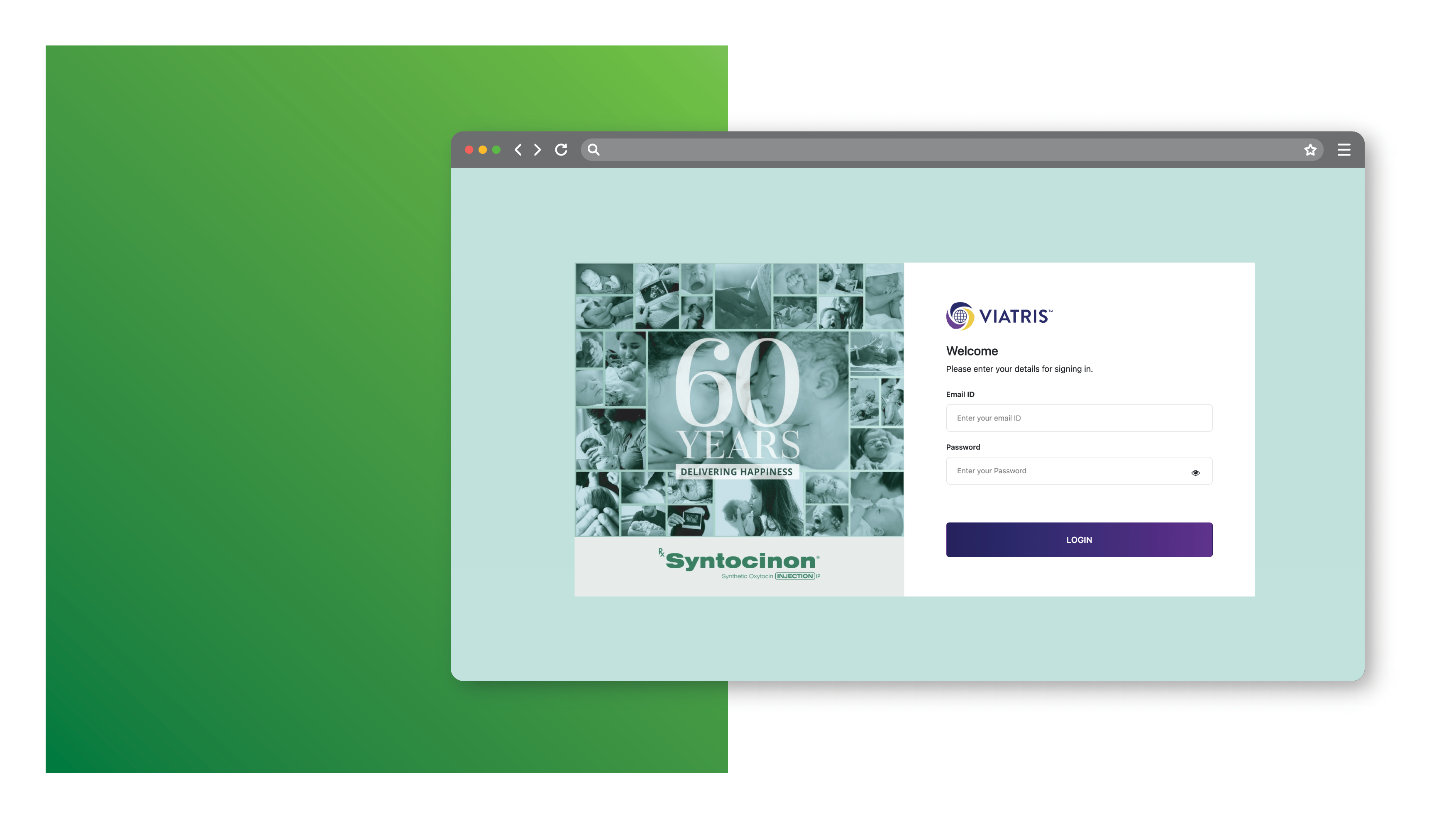 Syntocinon - interactive web pages