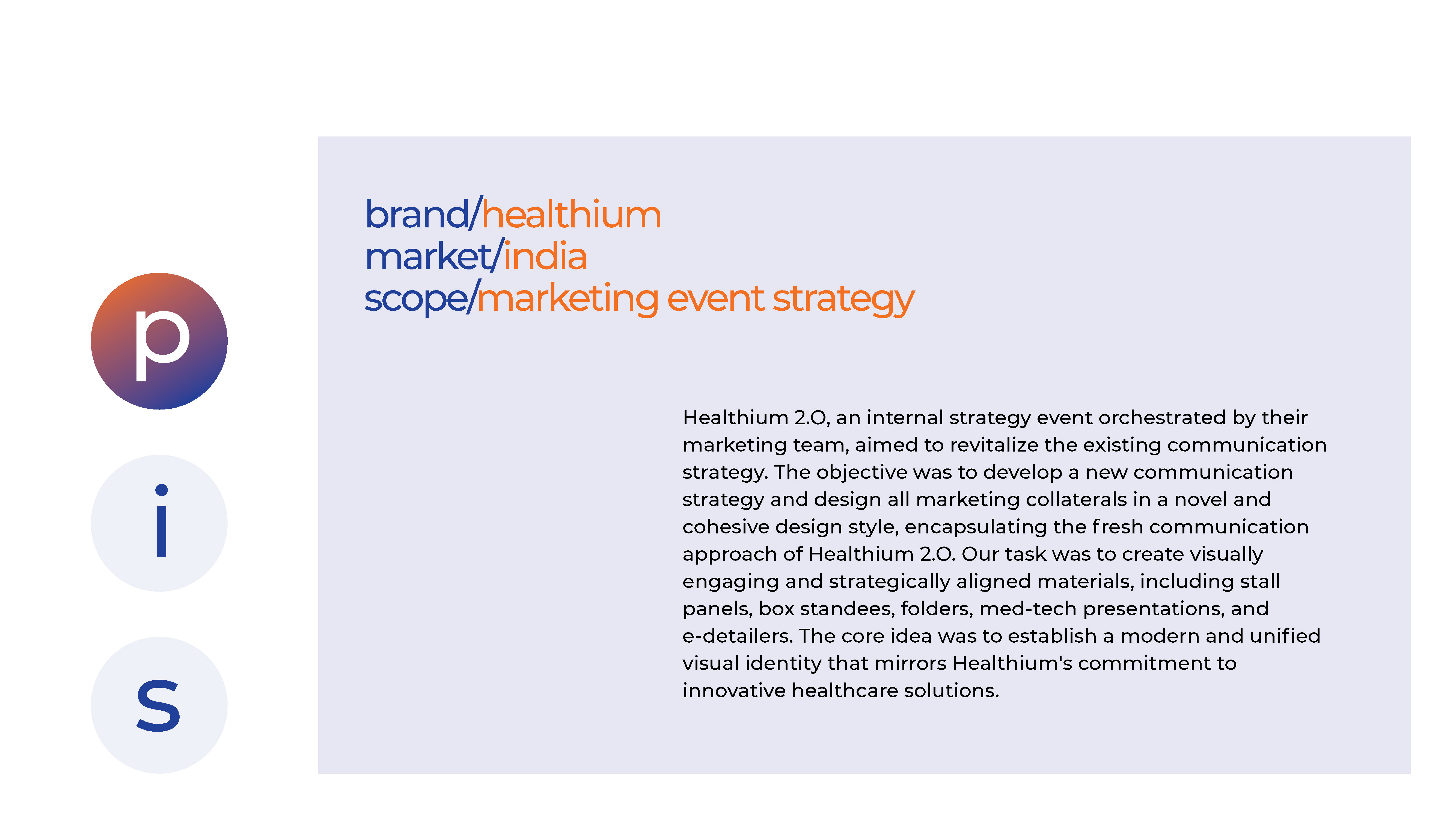 Healthium - Marketing Event Strategy
