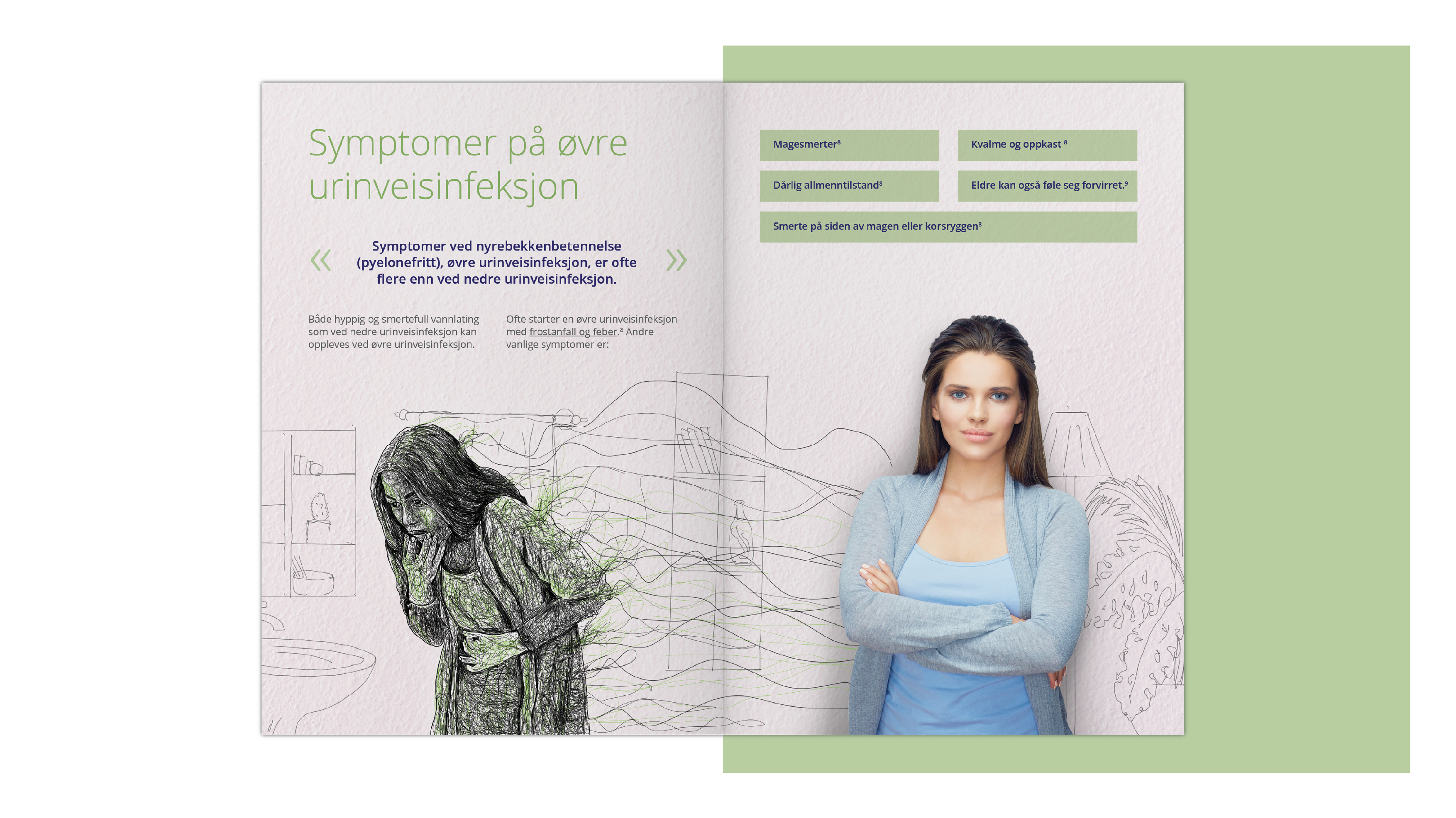 Urinary Tract Infection - booklet design