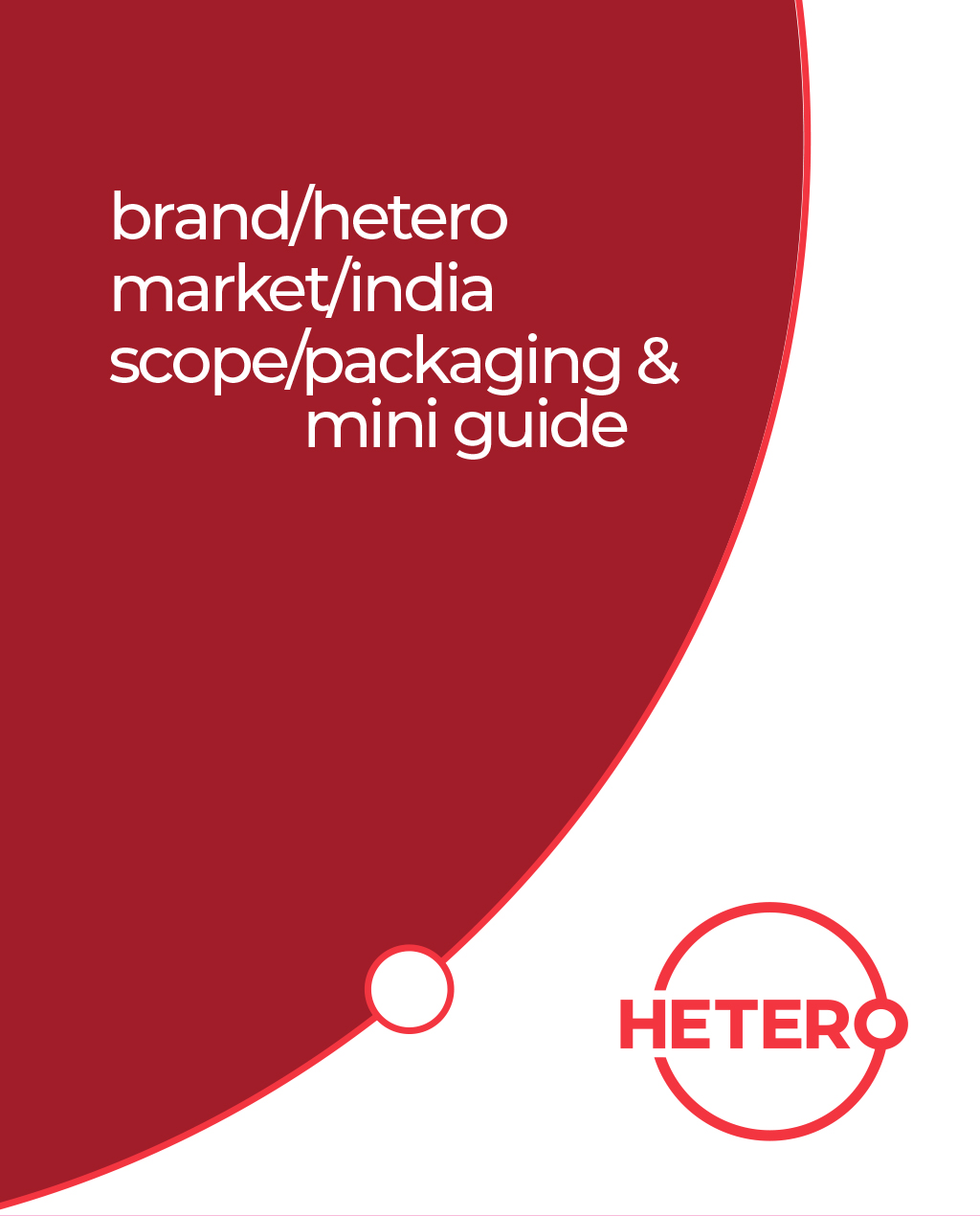 Hetero - packaging & mini guide