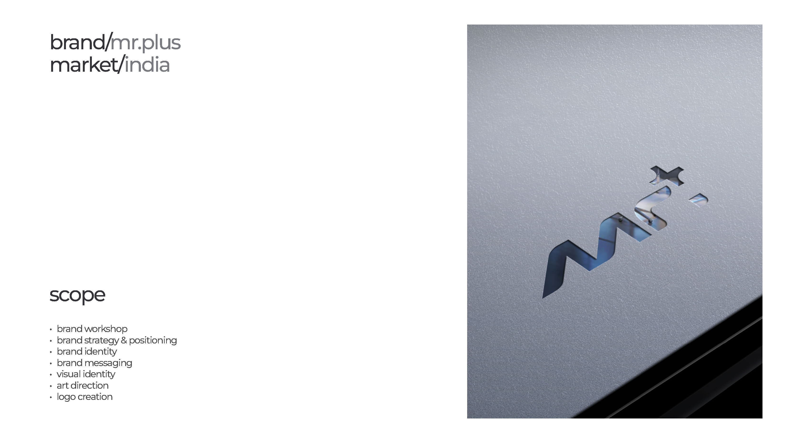 Mr Plus - Brand Identity