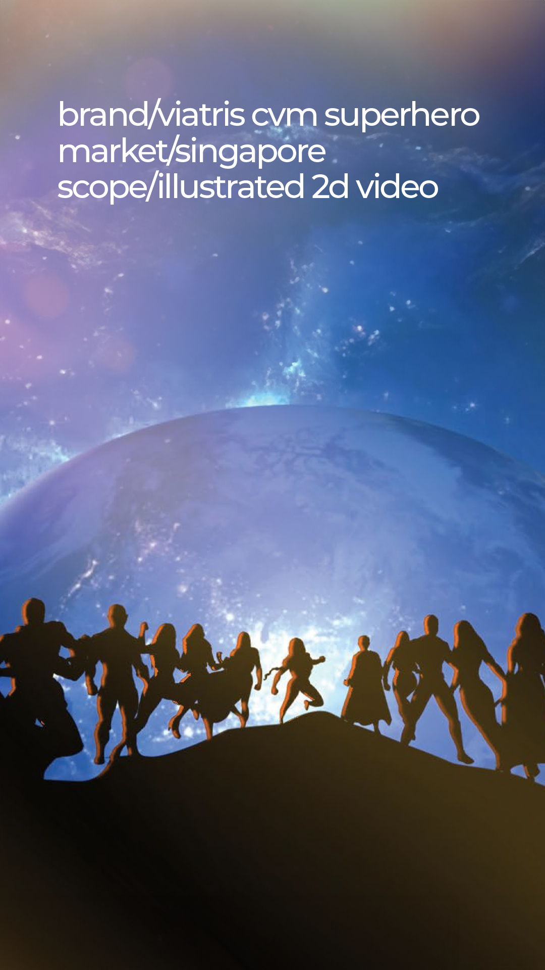 CVM superhero - illustrated 2d video