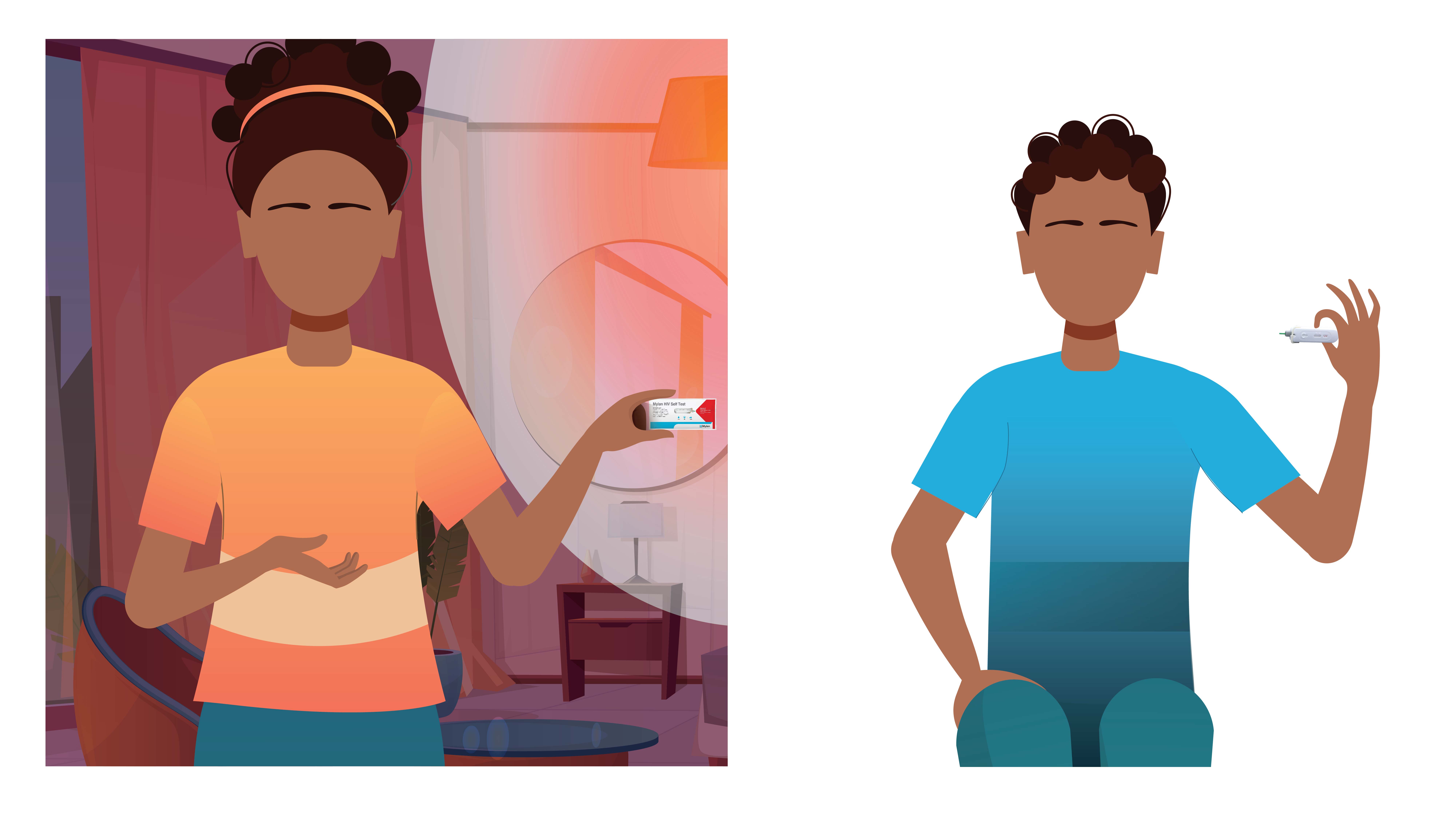 HIV Self Test - 2D animated video