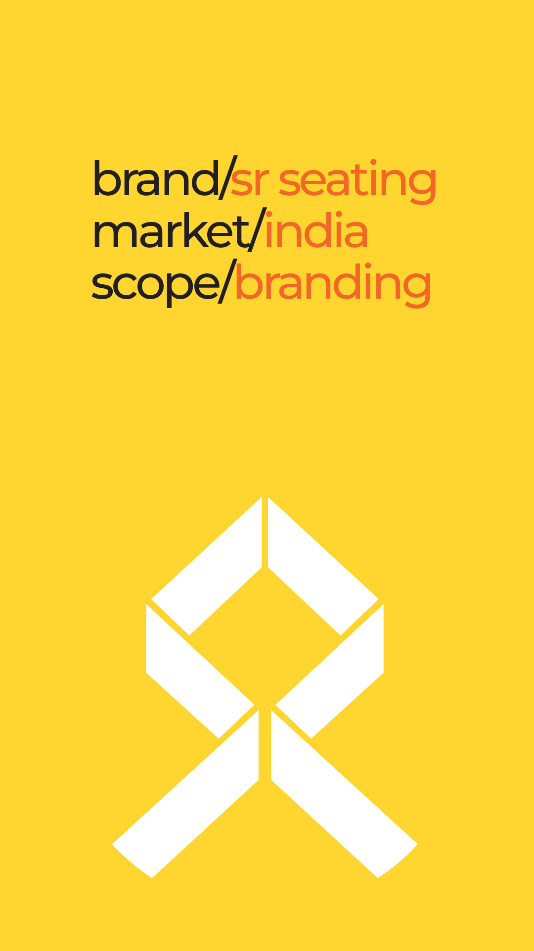 SR Seating - branding