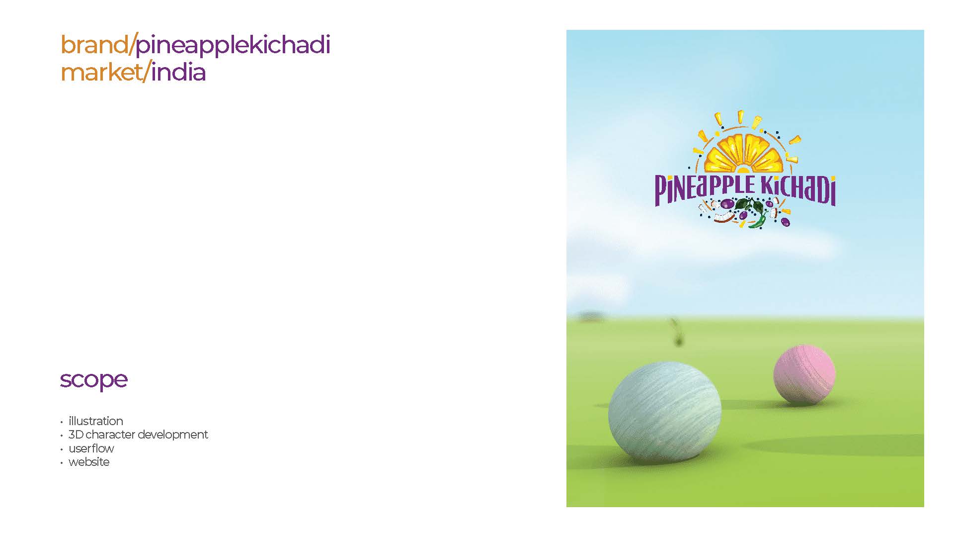 Pineapple Kichadi - Website Design