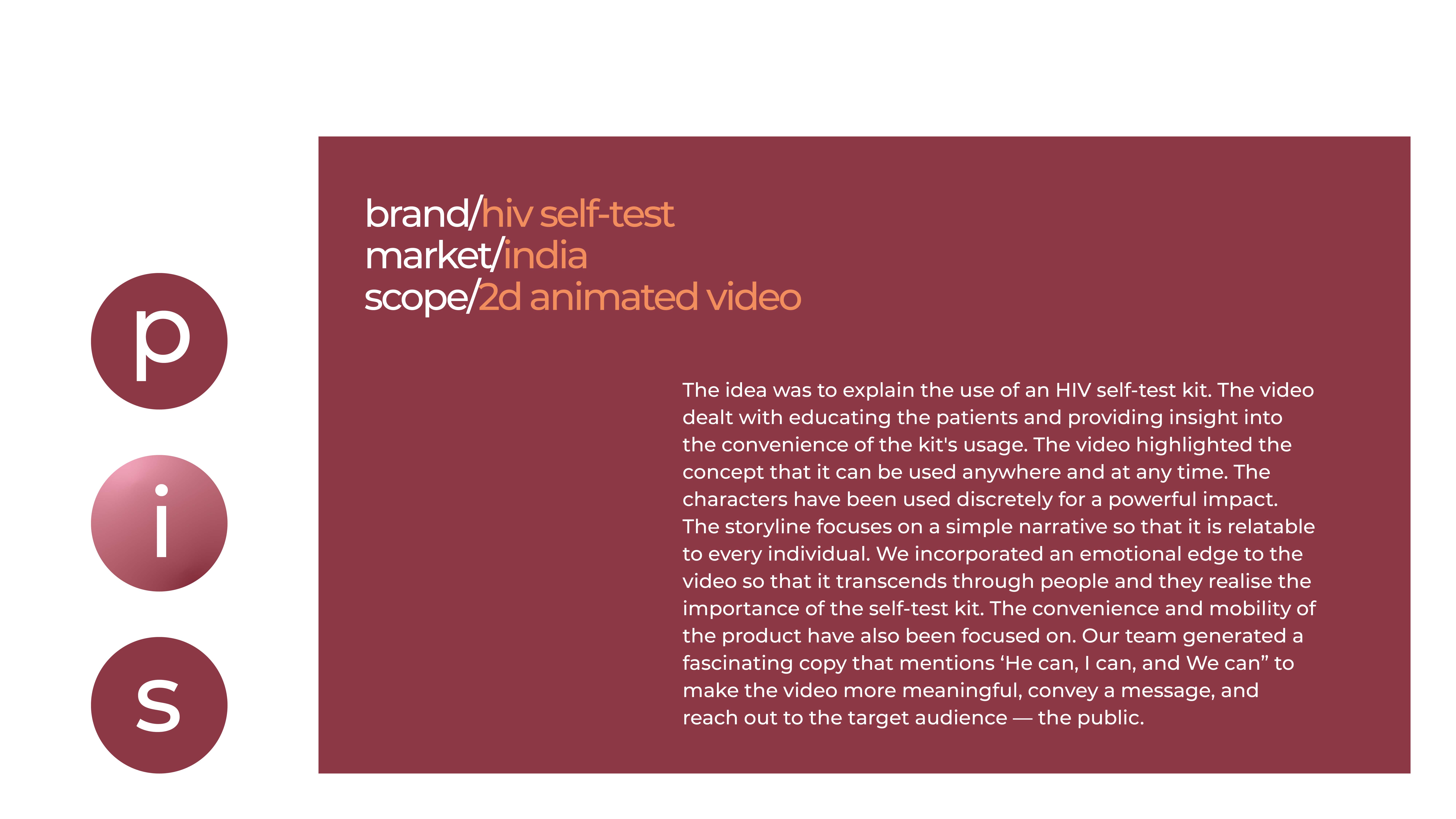 HIV Self Test - 2D animated video