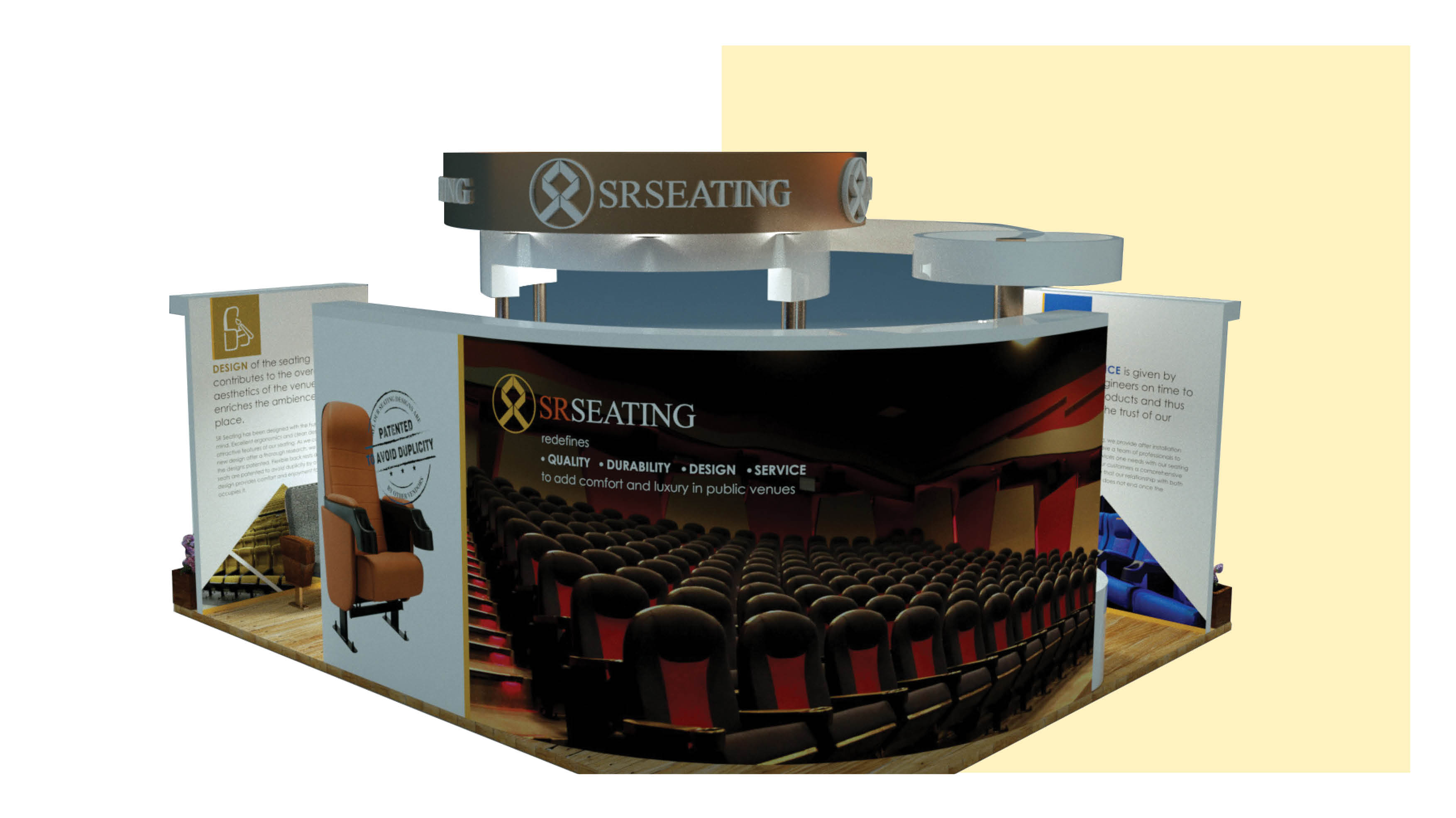SR Seating - branding