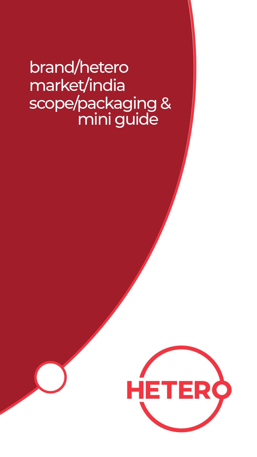 Hetero - packaging & mini guide
