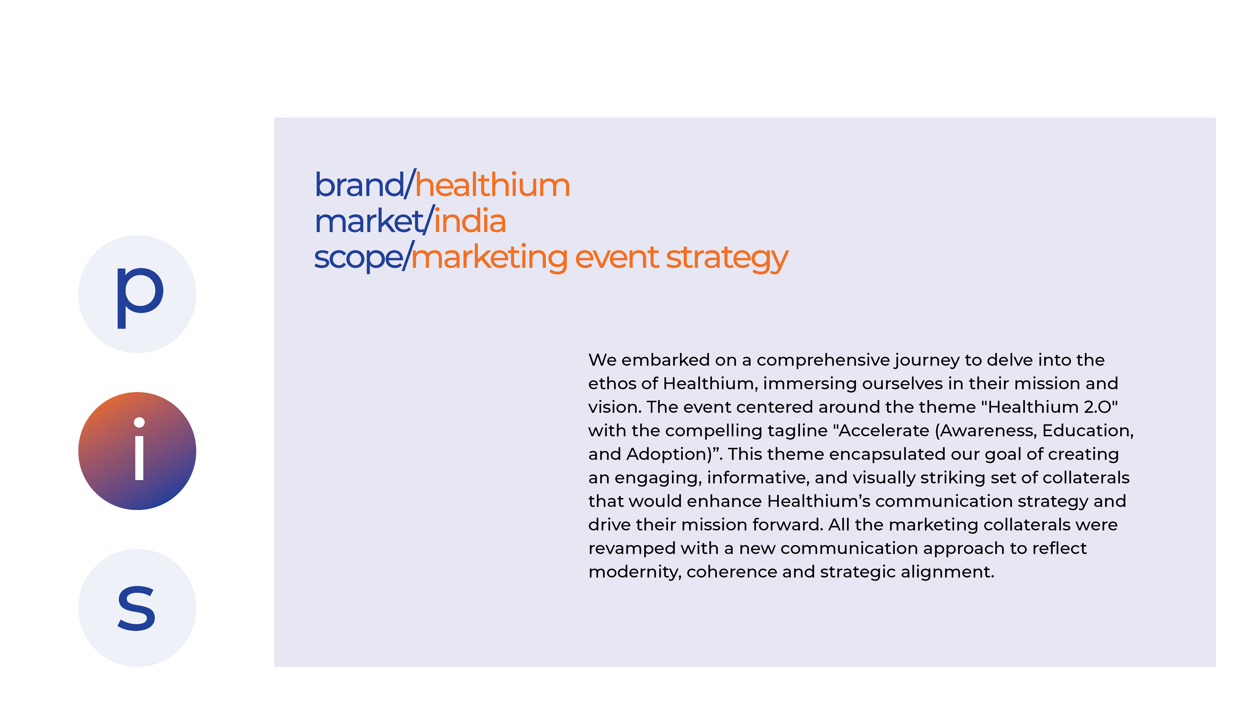 Healthium - Marketing Event Strategy
