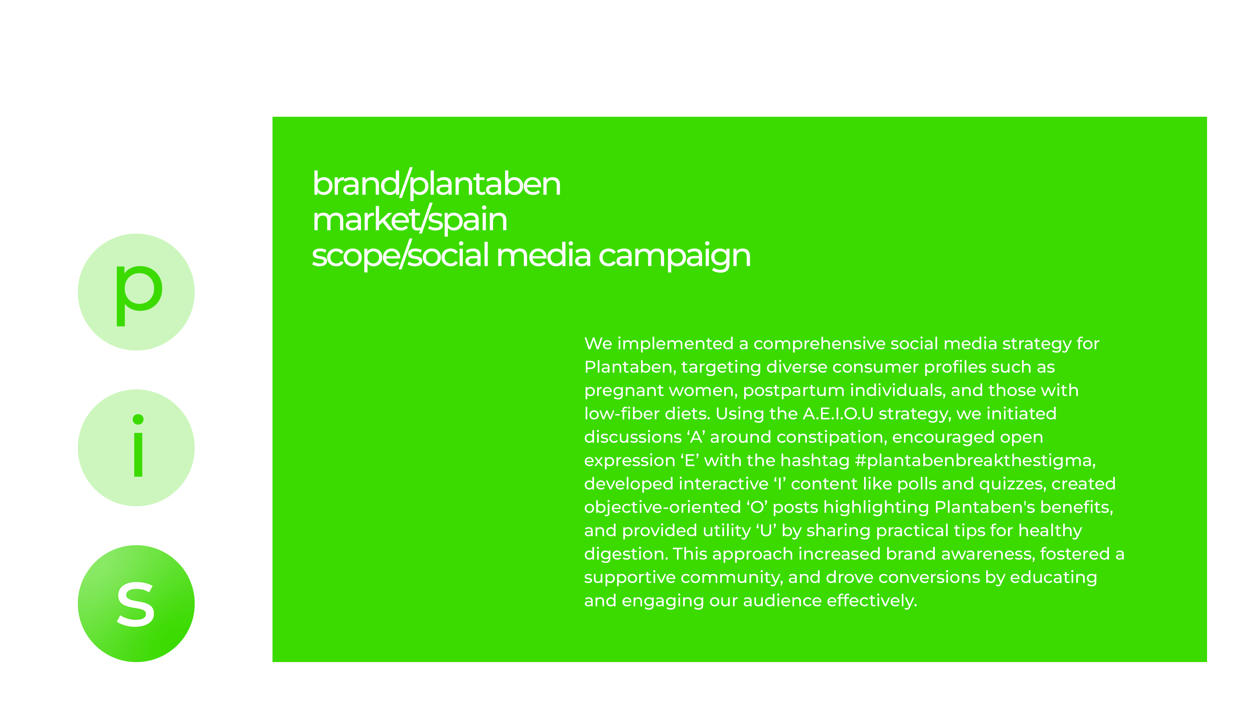 Plantaben - Social Media Campaign