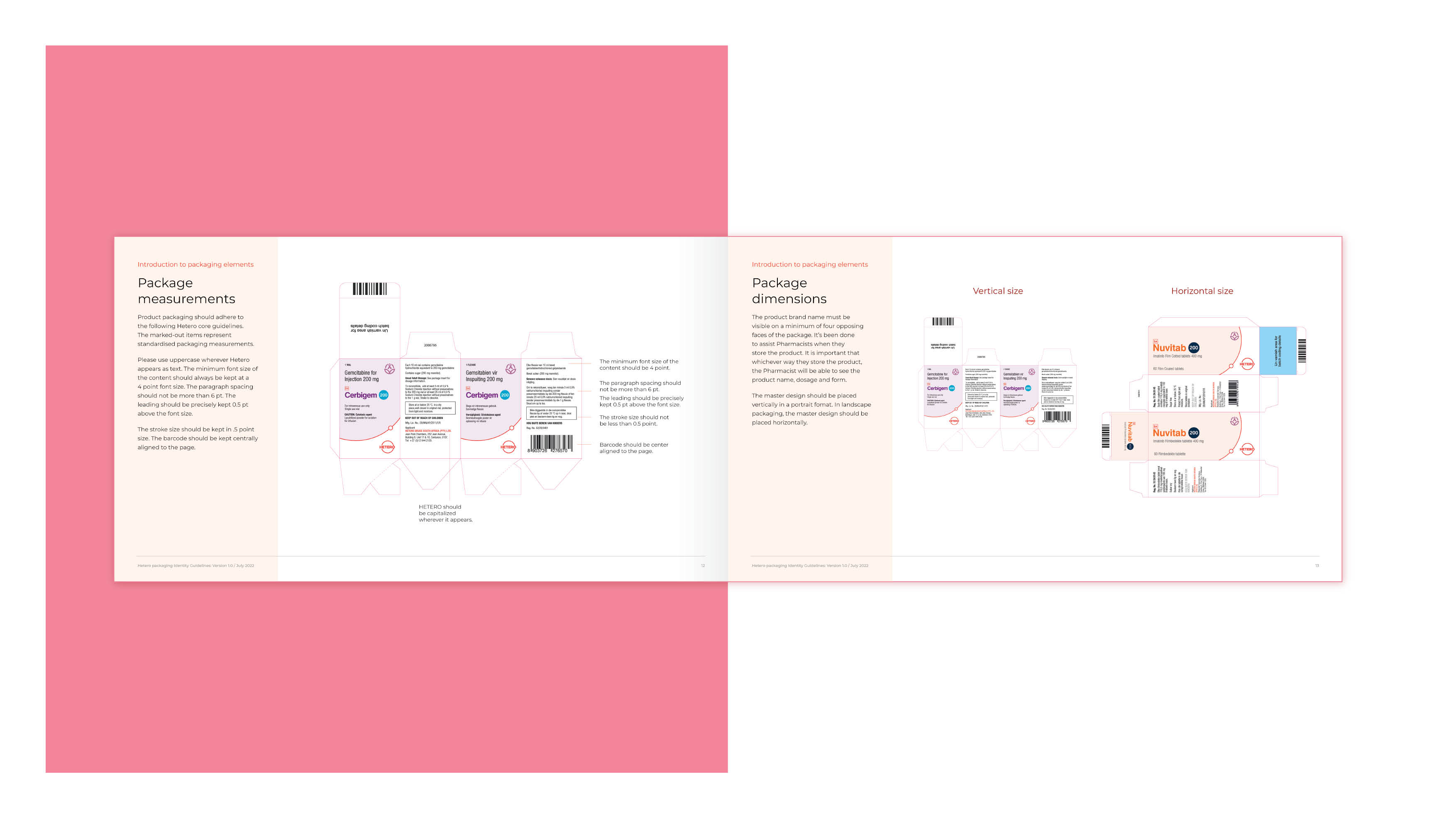 Hetero - packaging & mini guide