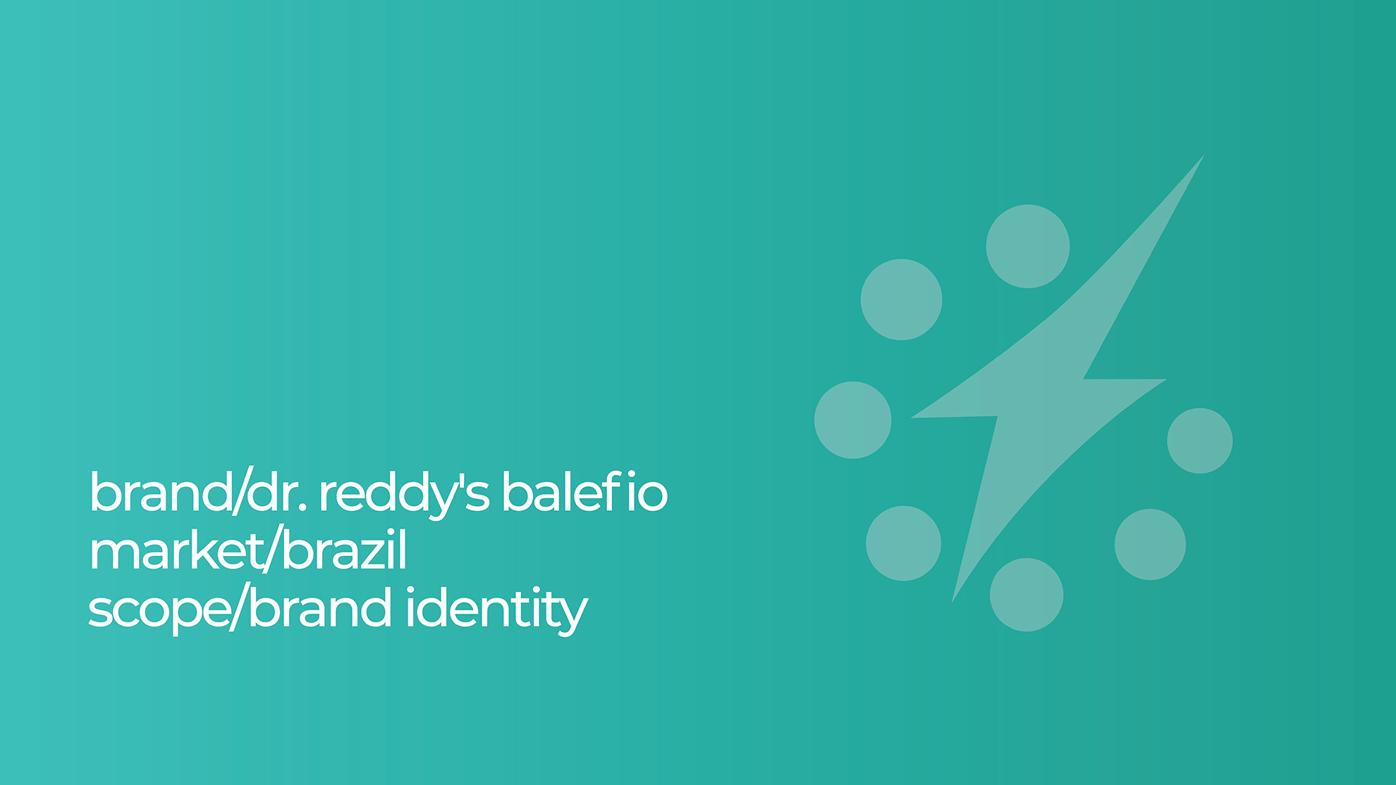 Dr. Reddy's Balefio - Brand Identity