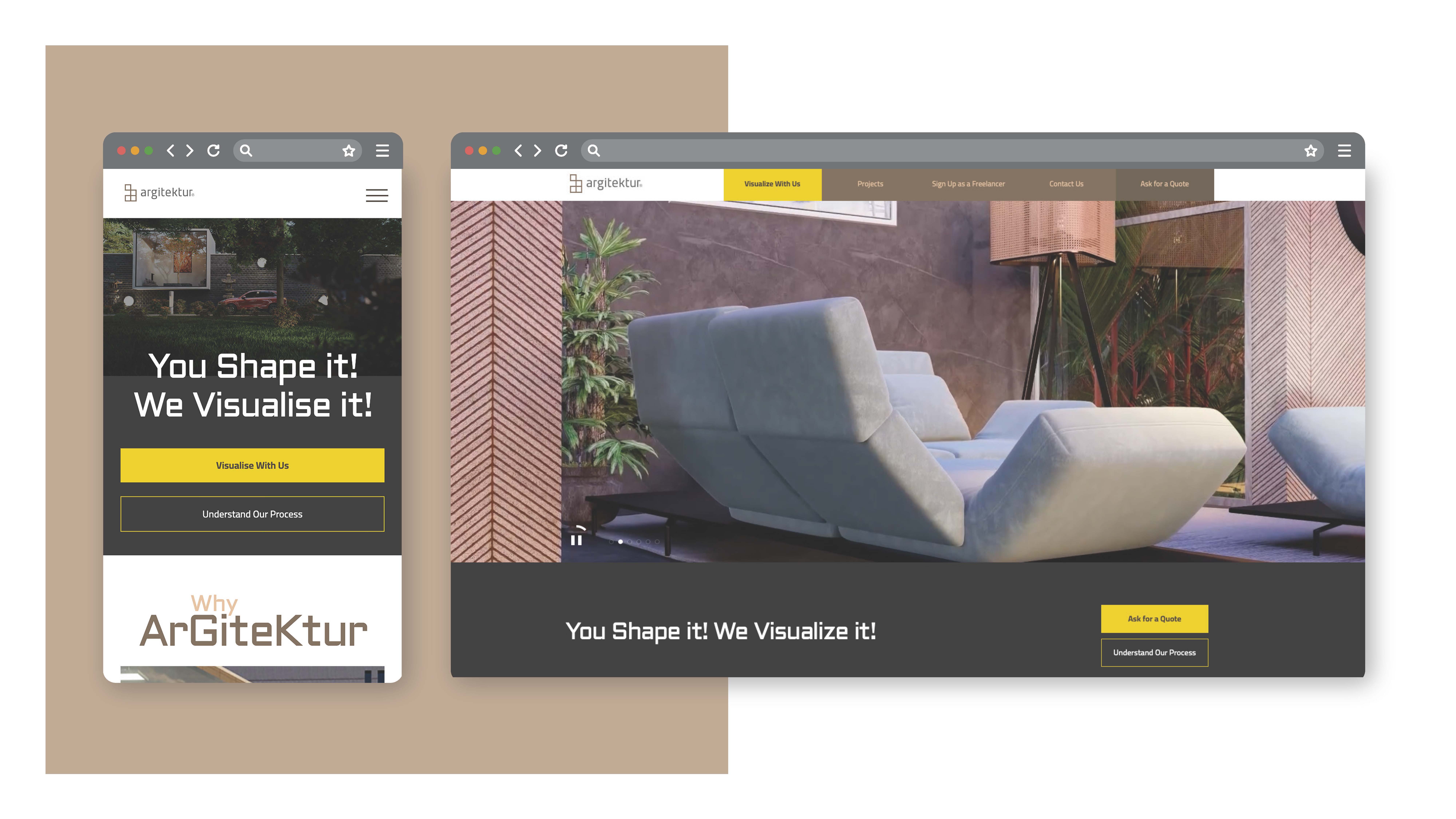 Argitektur - Website Design
