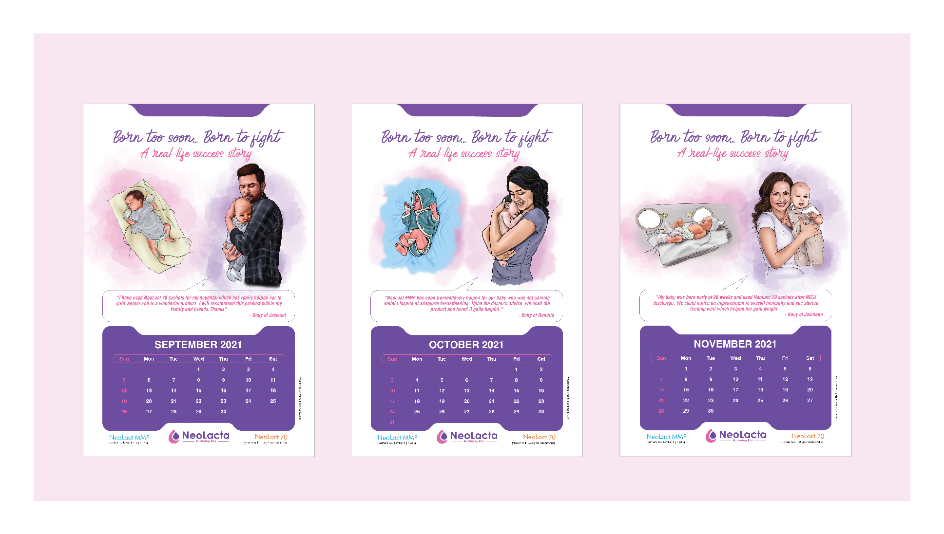 Neolacta - calendar