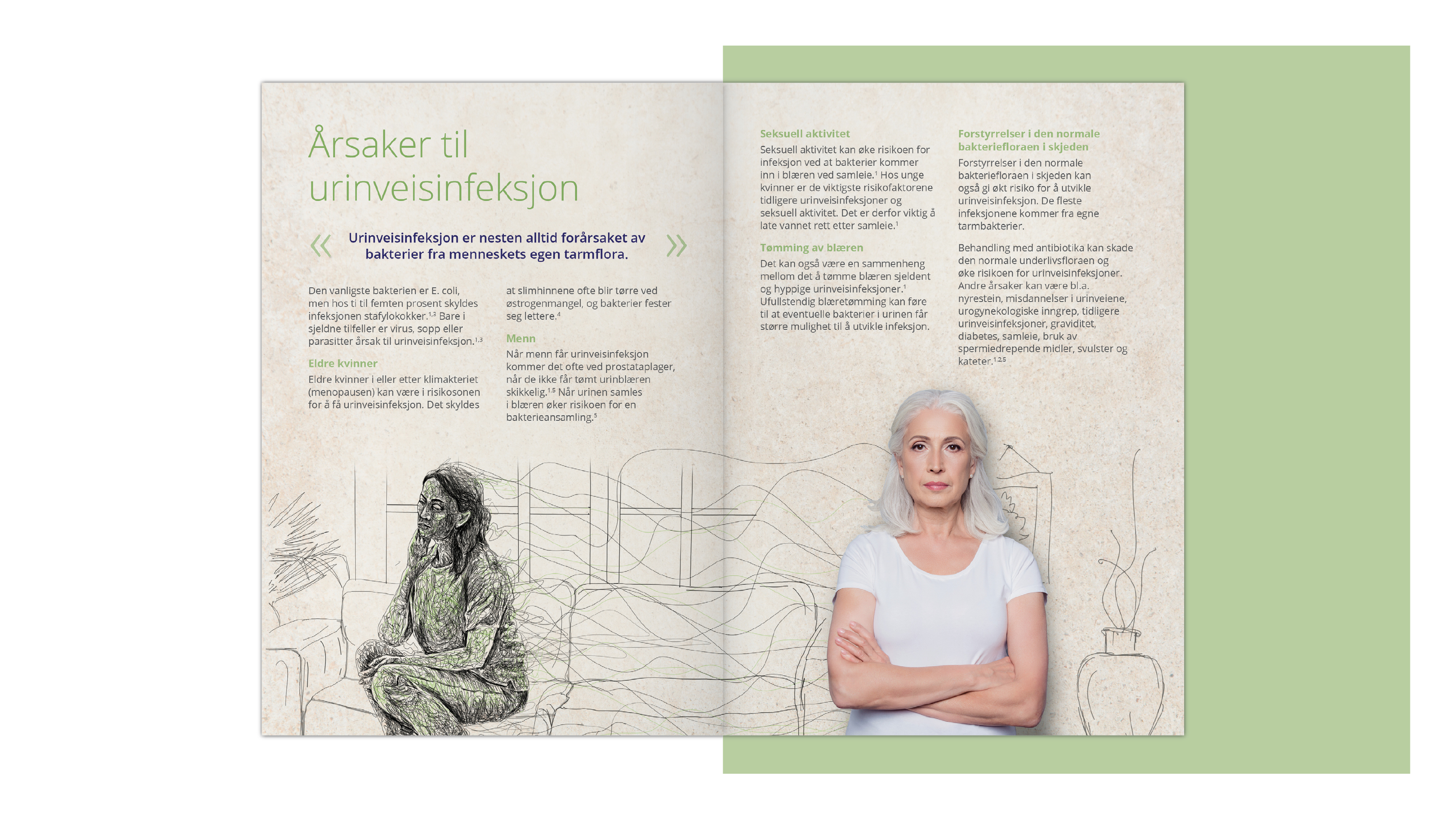 Urinary Tract Infection - booklet design