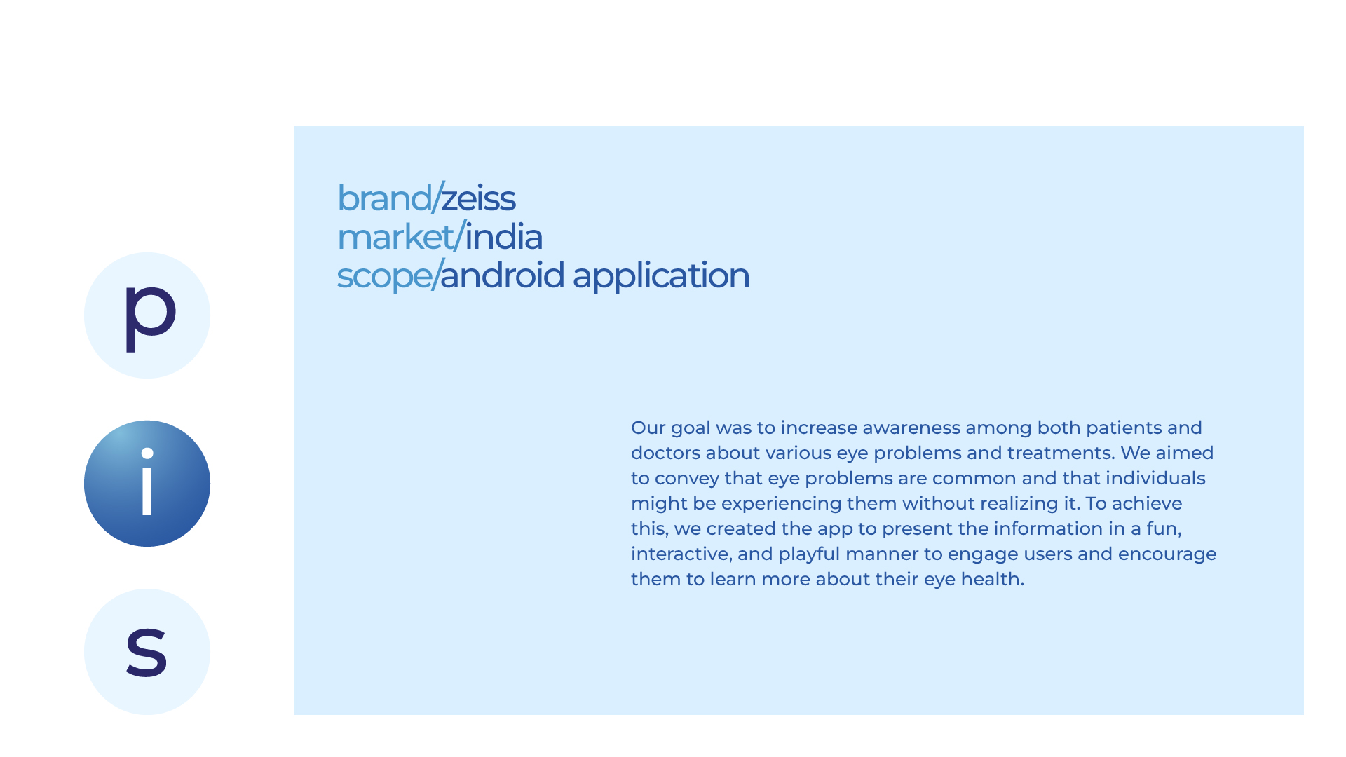 Zeiss - Android Application