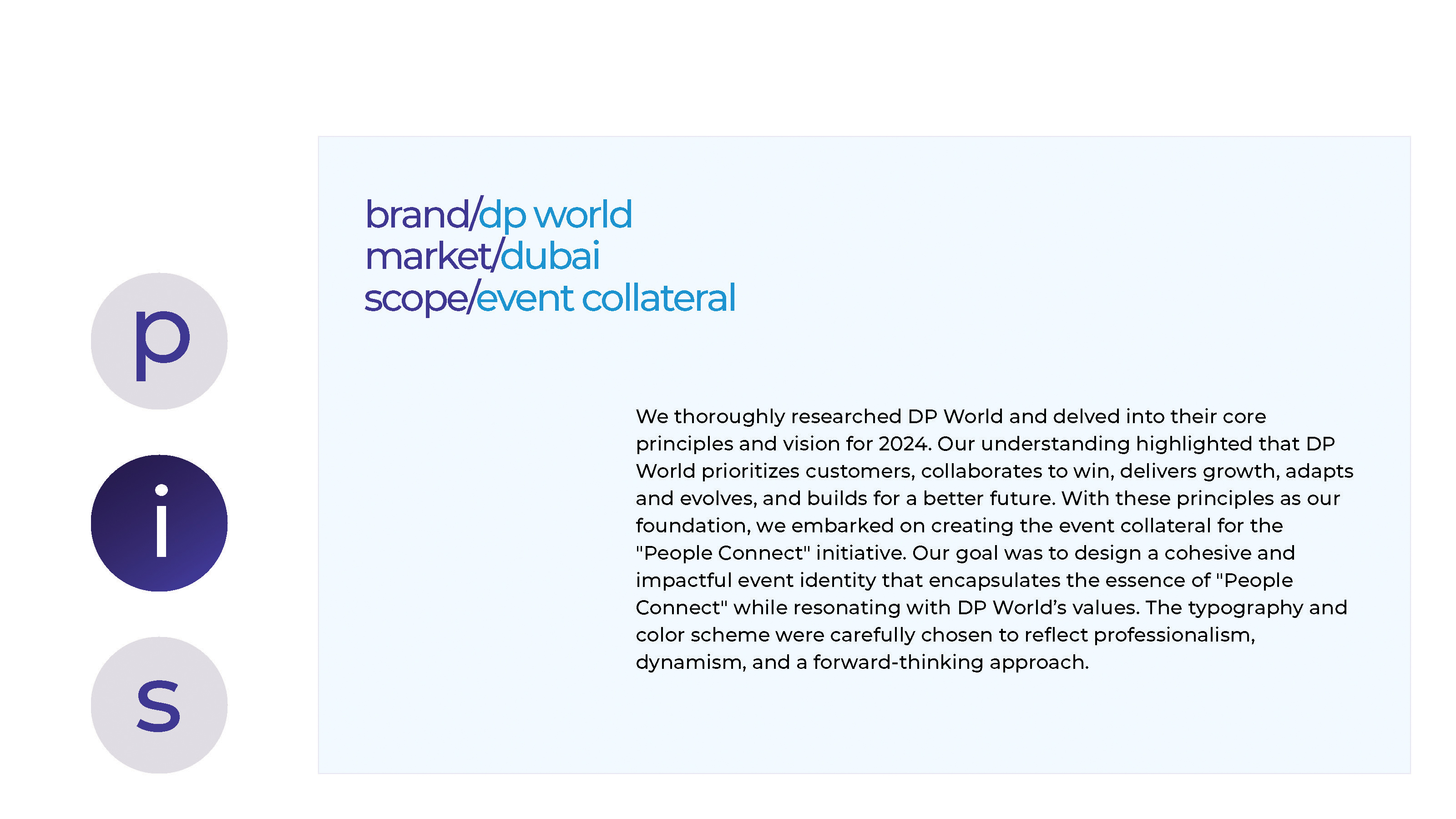DP World Event Collateral
