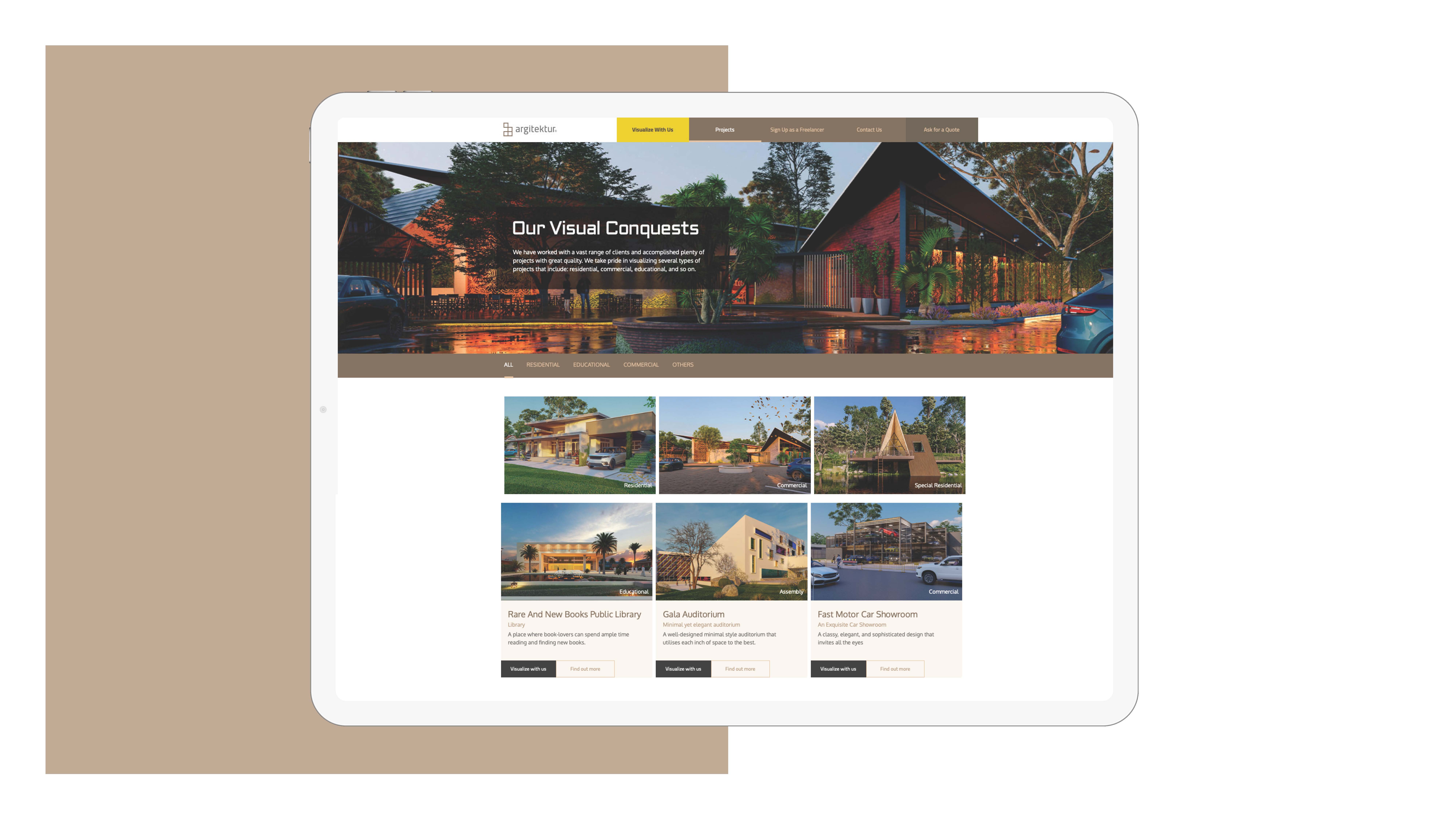 Argitektur - Website Design