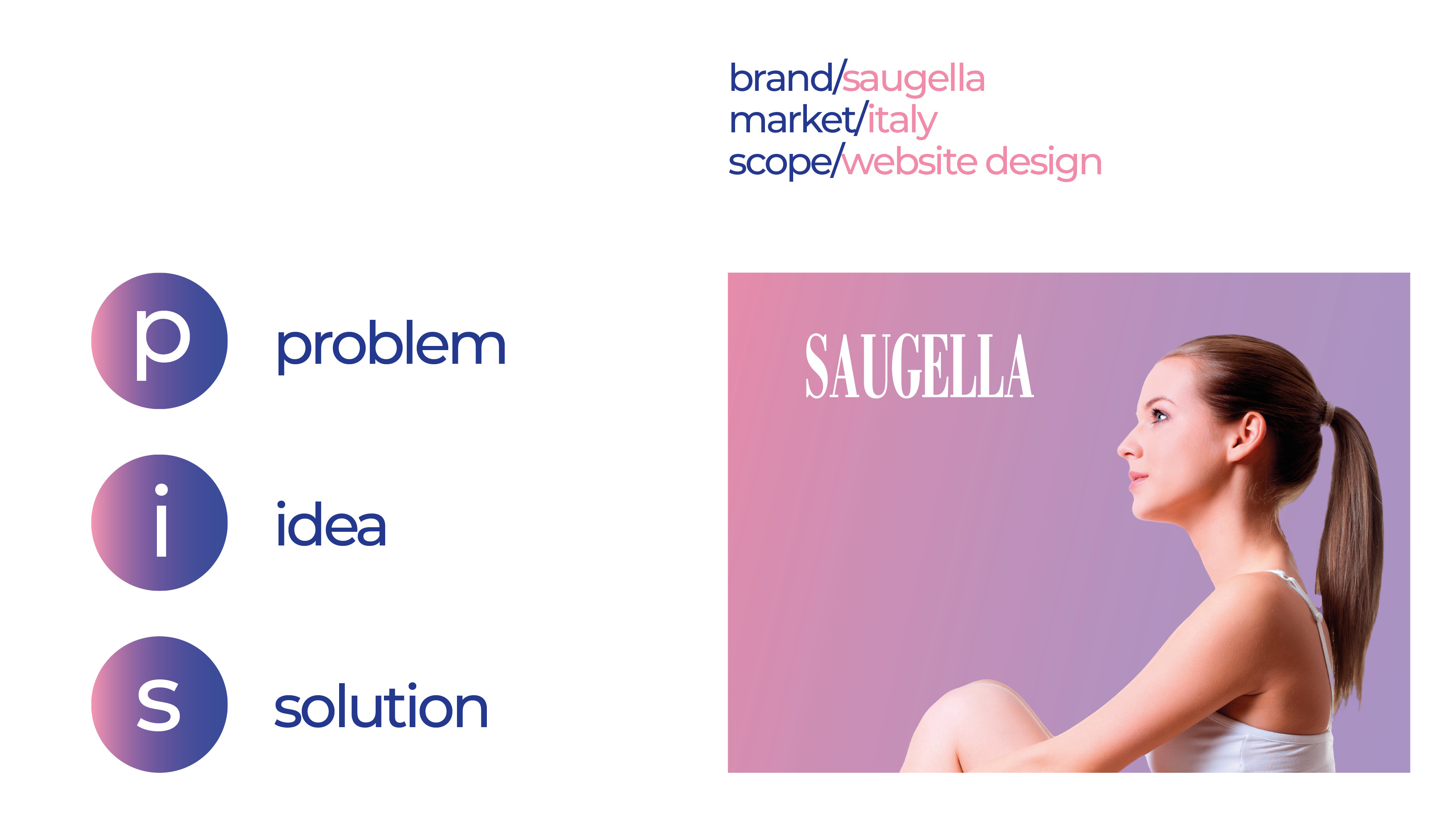 Saugella - website design