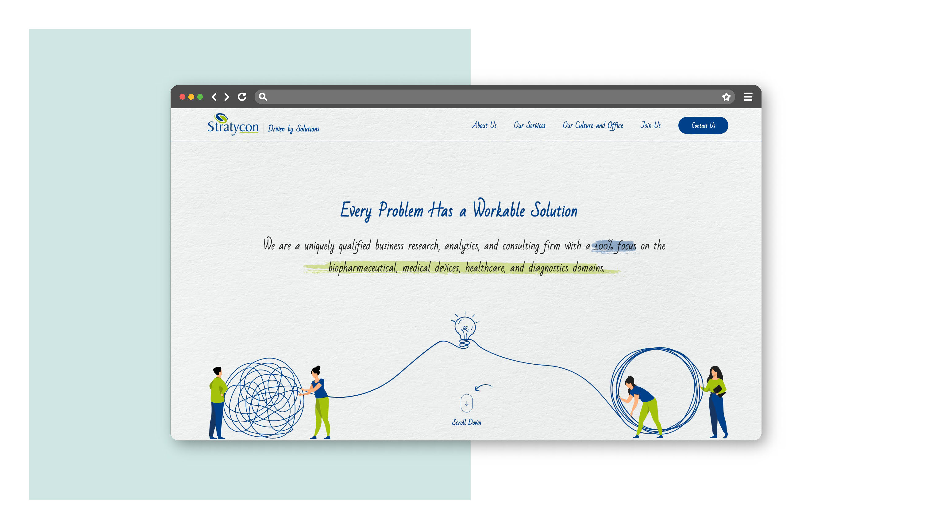 Stratycon - Website Design