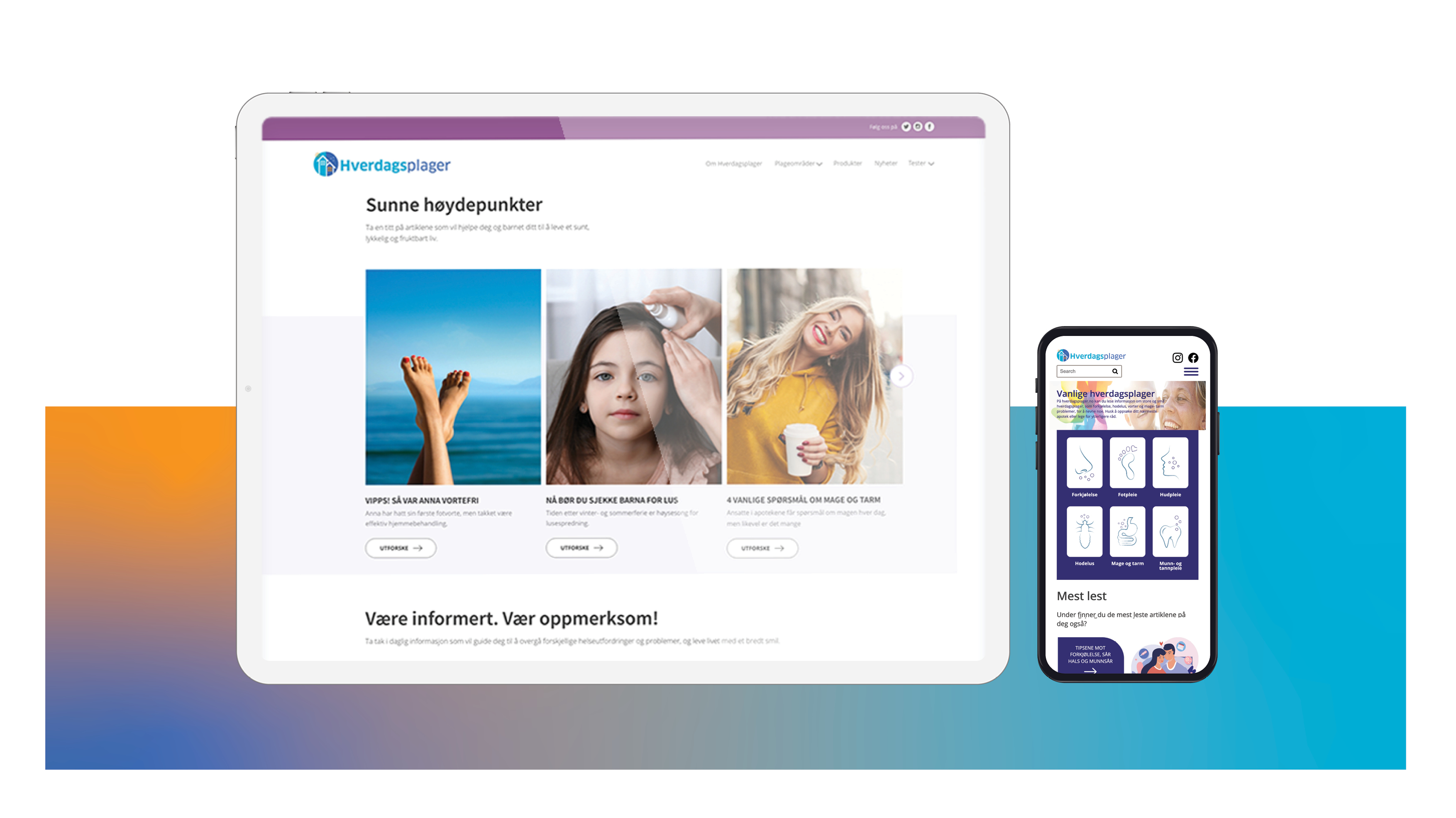 Hverdagsplager - brand identity & website