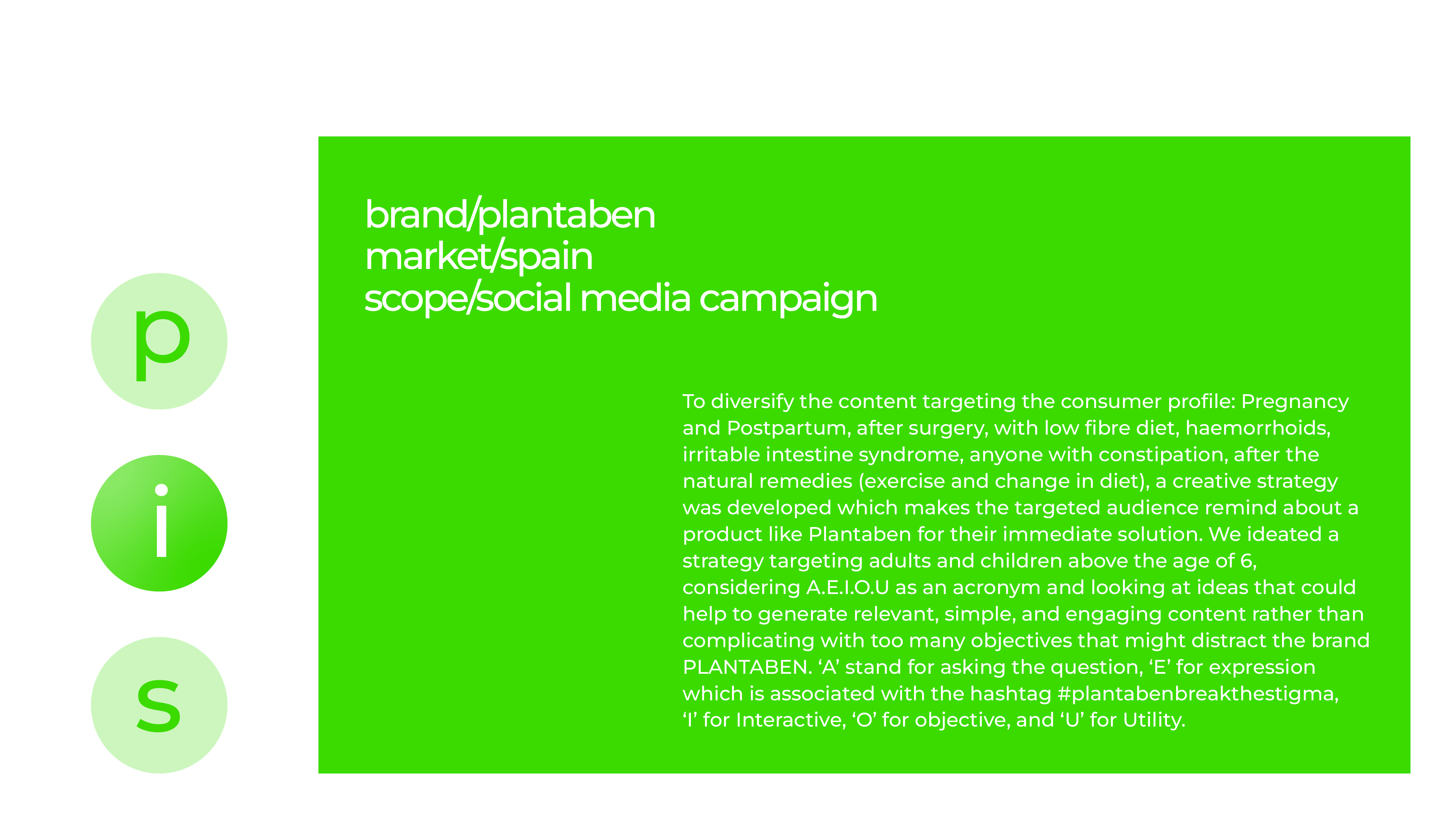 Plantaben - Social Media Campaign