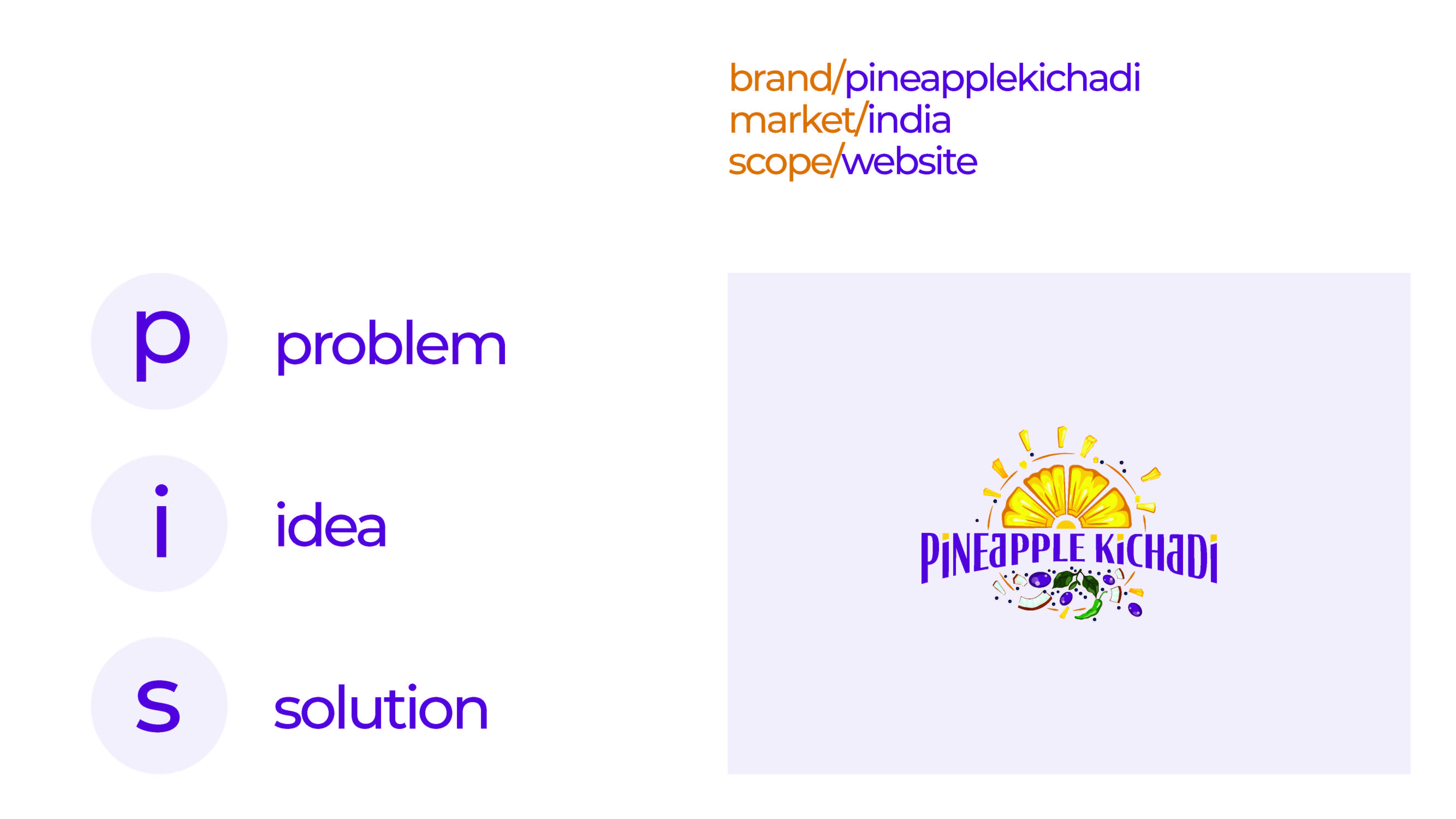 Pineapple Kichadi - Website Design