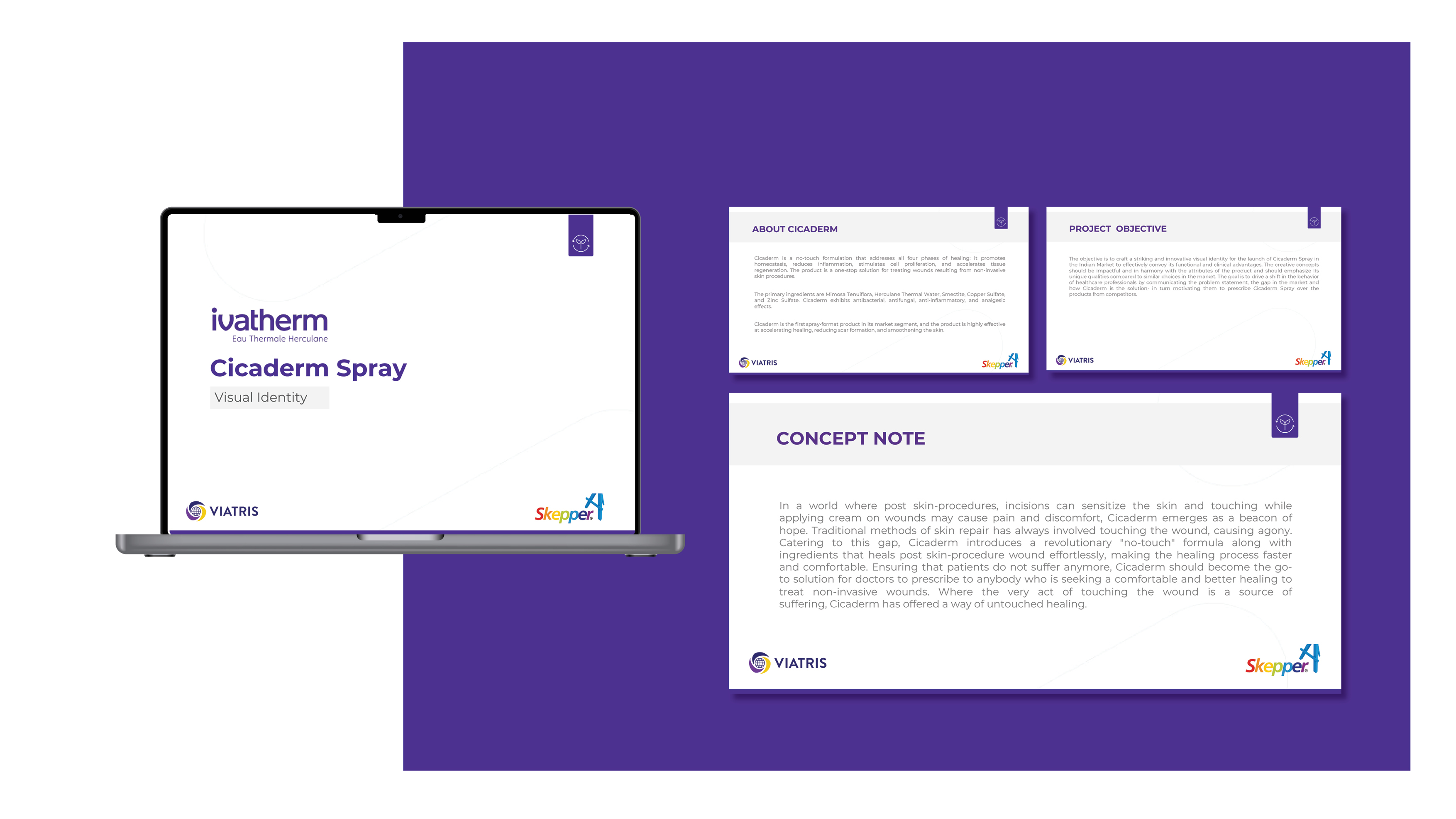 Cicaderm - Visual Identiity