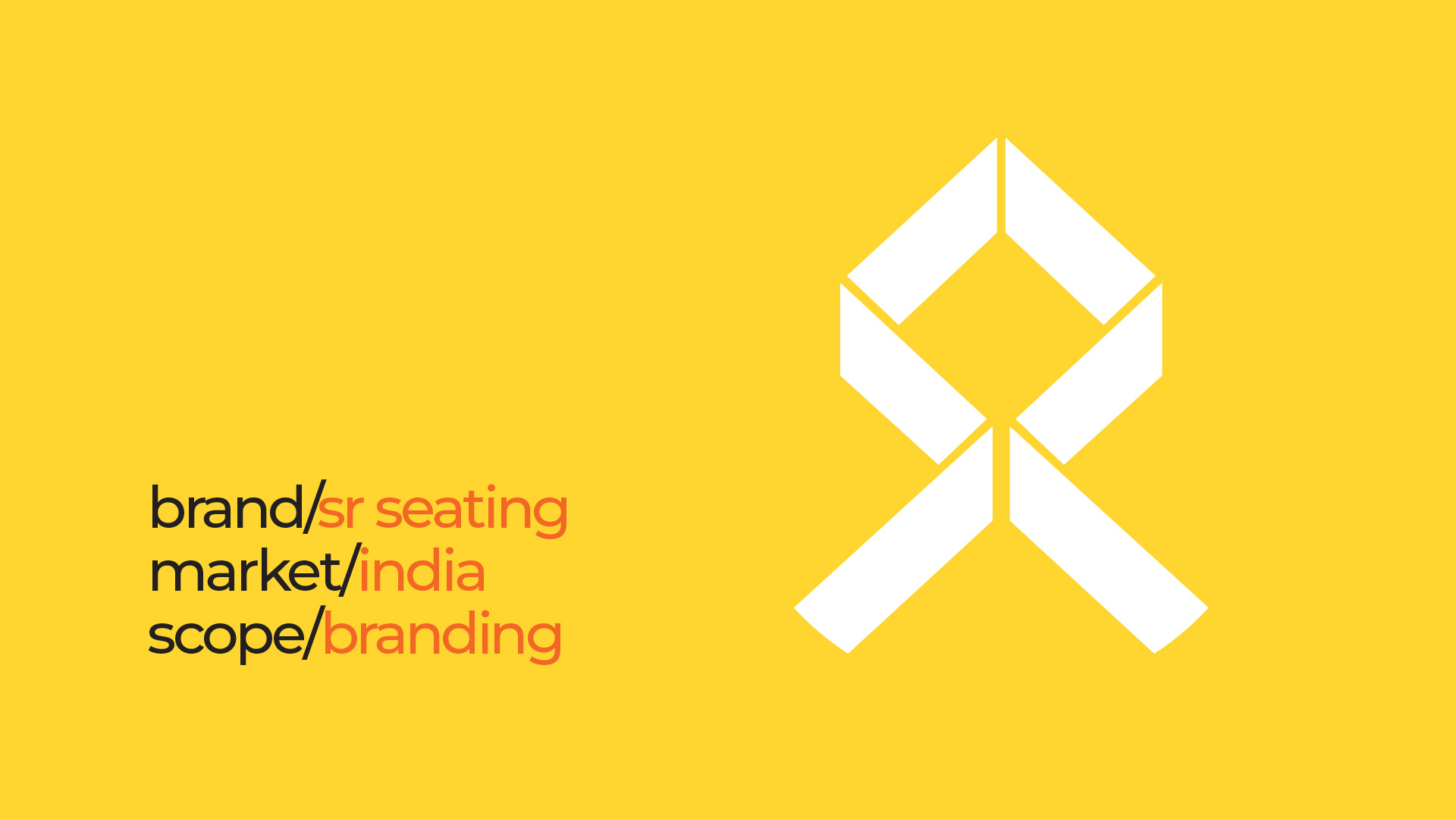 SR Seating - branding