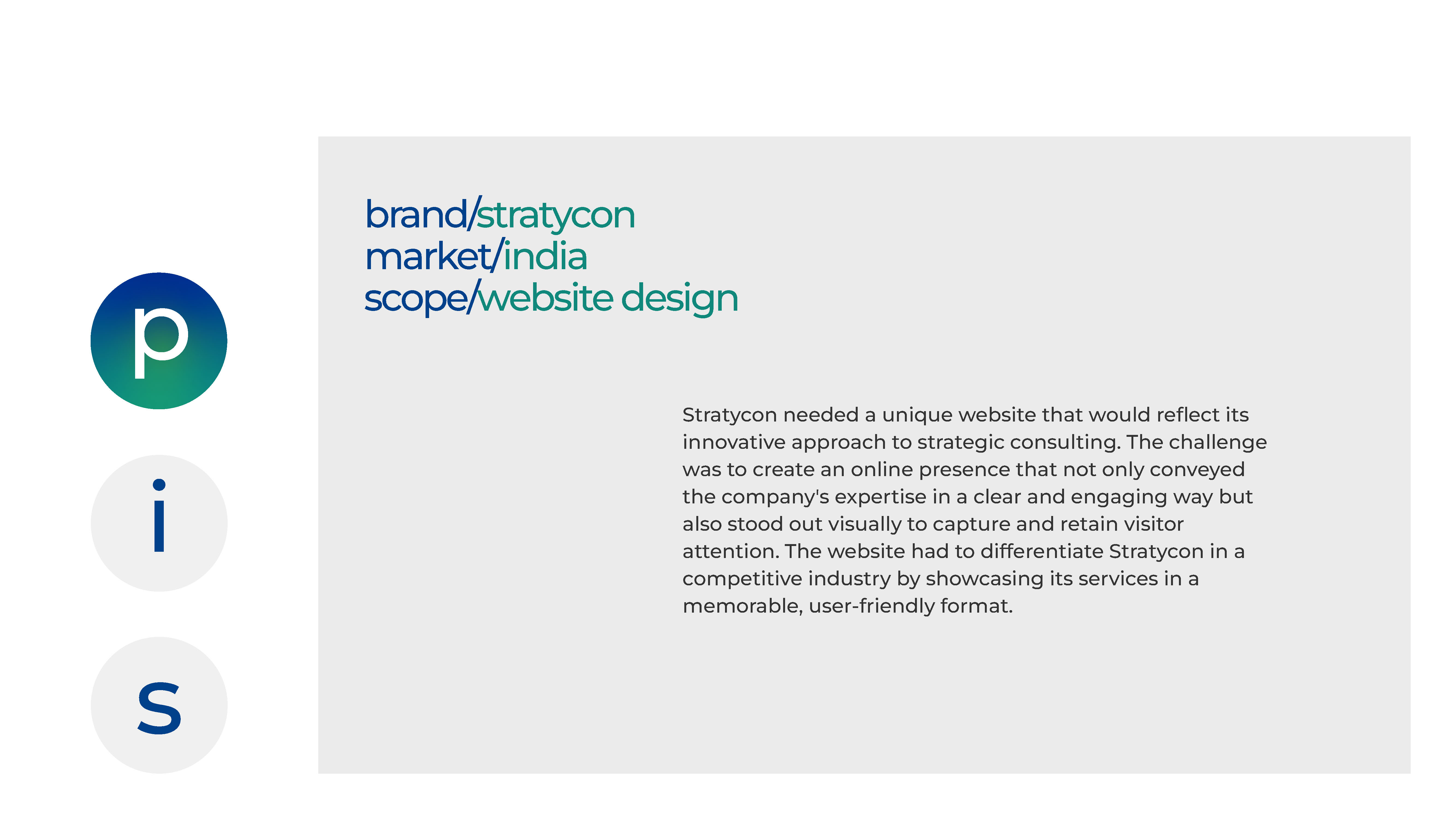 Stratycon - Website Design