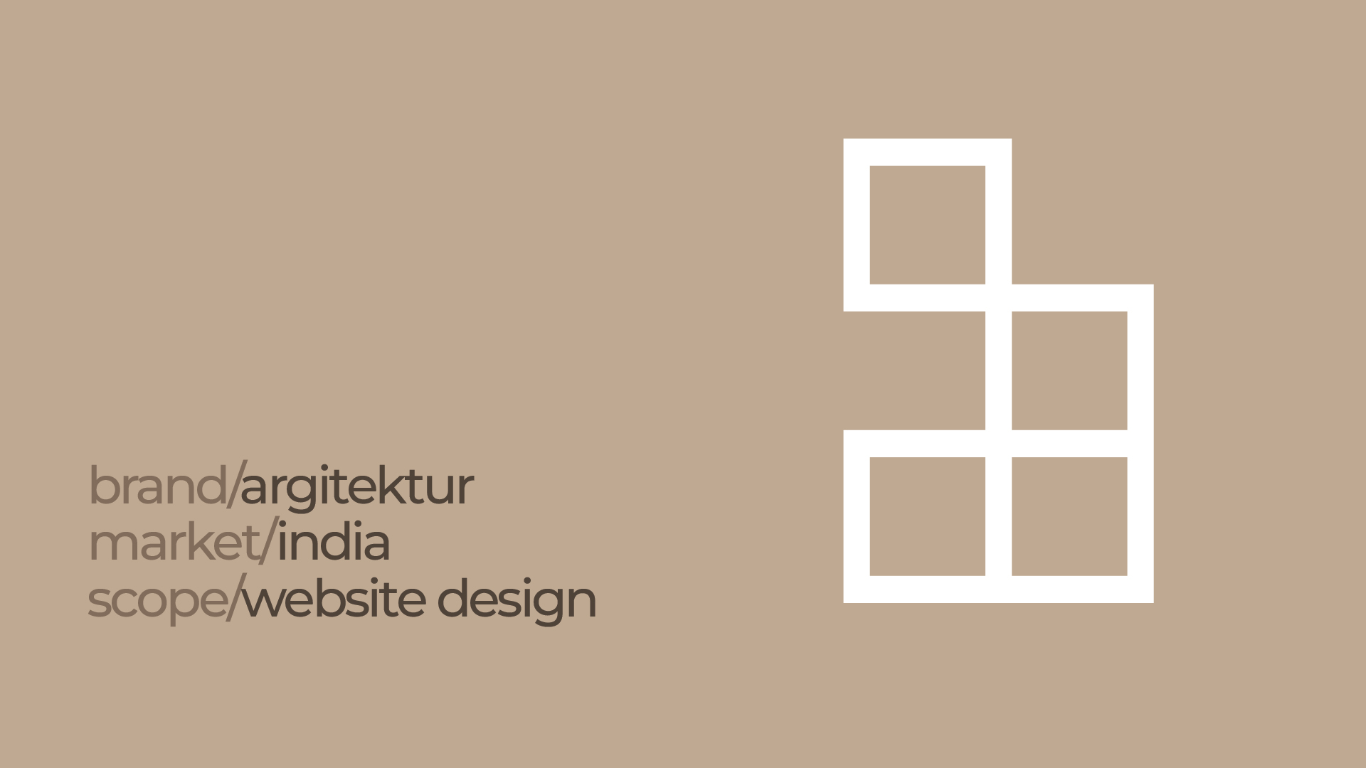 Argitektur - Website Design