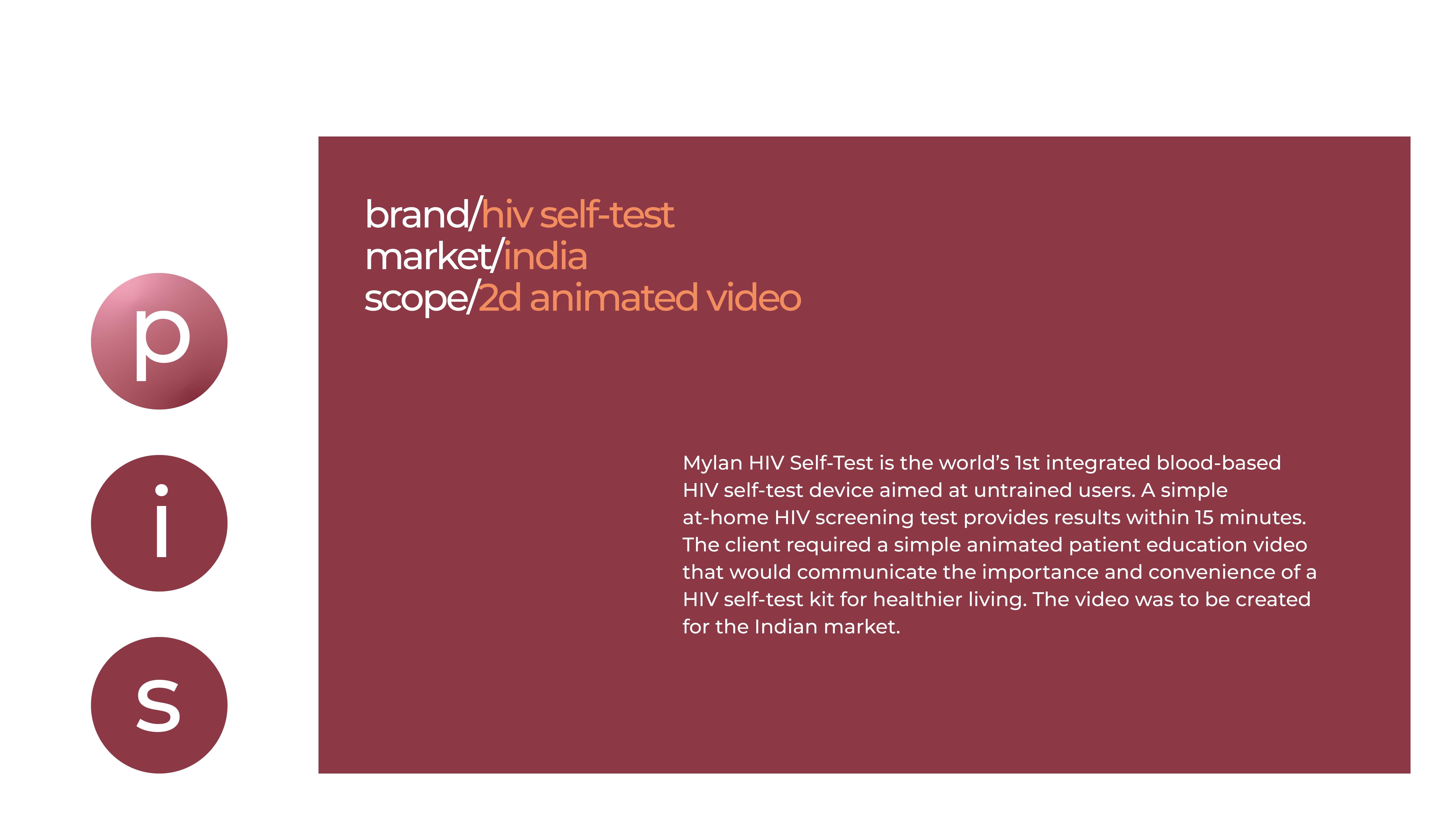 HIV Self Test - 2D animated video