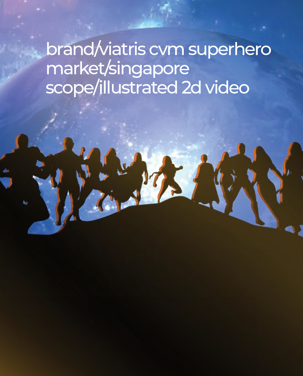 CVM superhero - illustrated 2d video