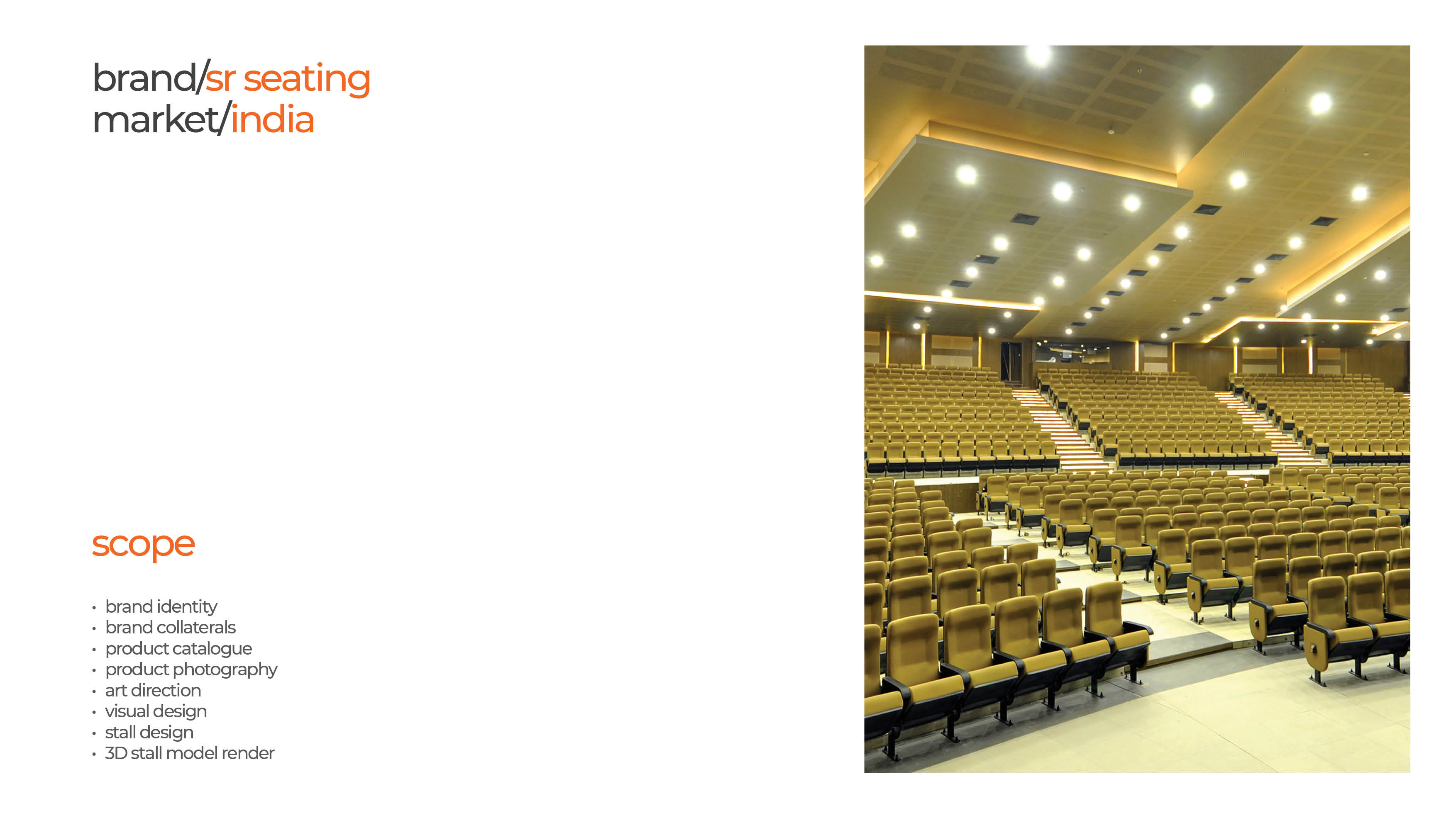 SR Seating - branding