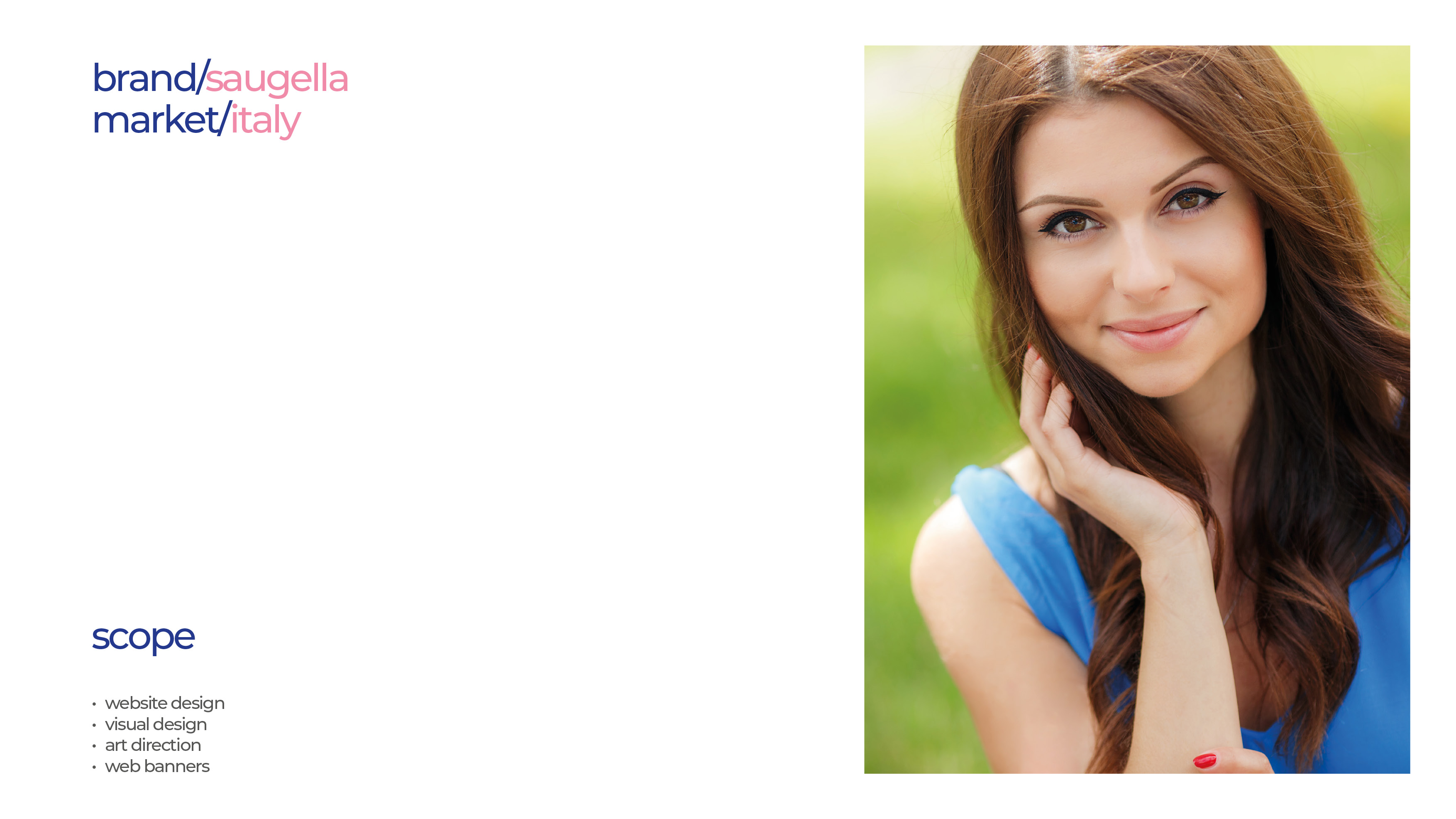 Saugella - website design